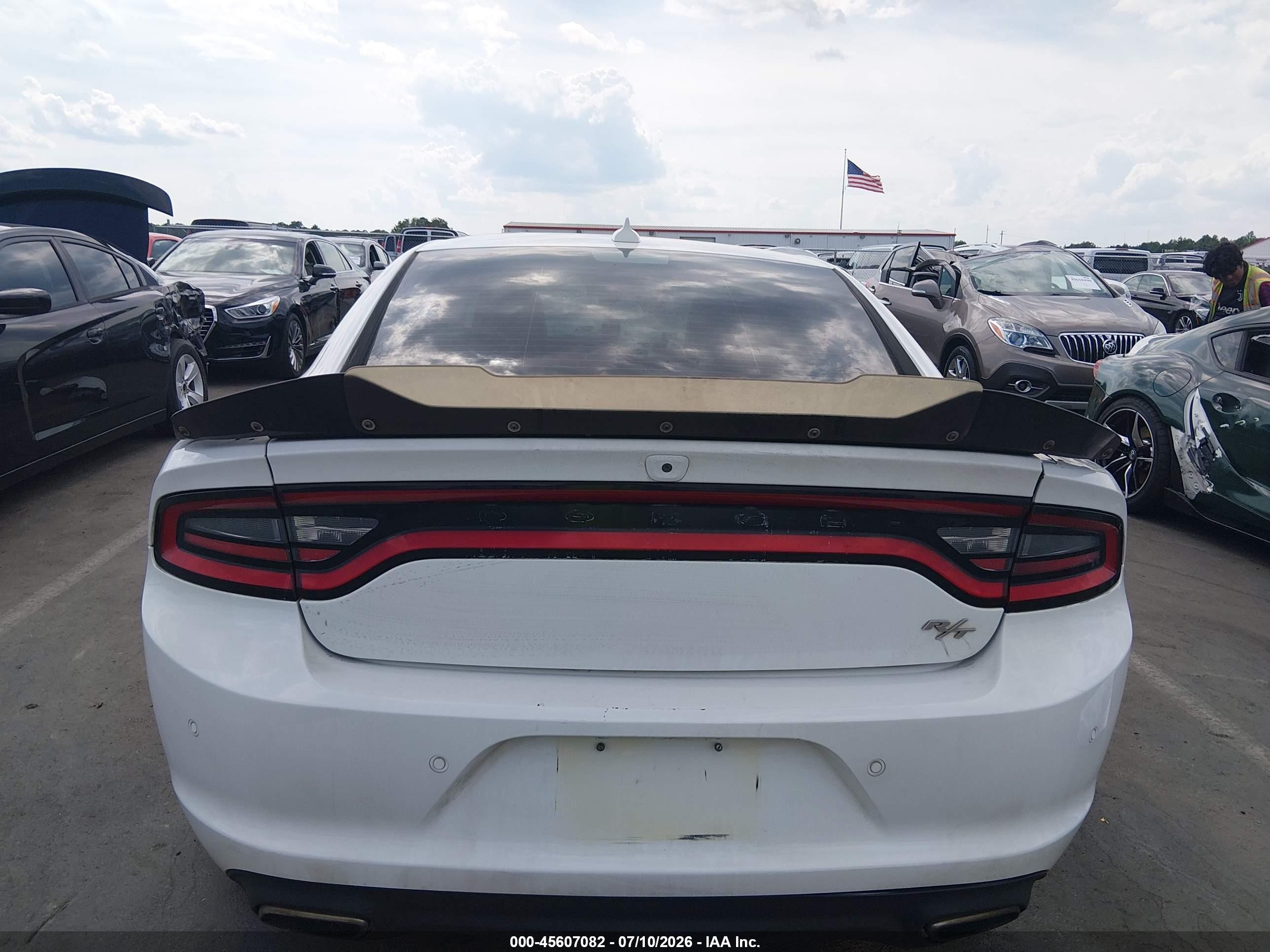 2015 Dodge Charger R/t Белый vin: 2C3CDXCT0FH879525
