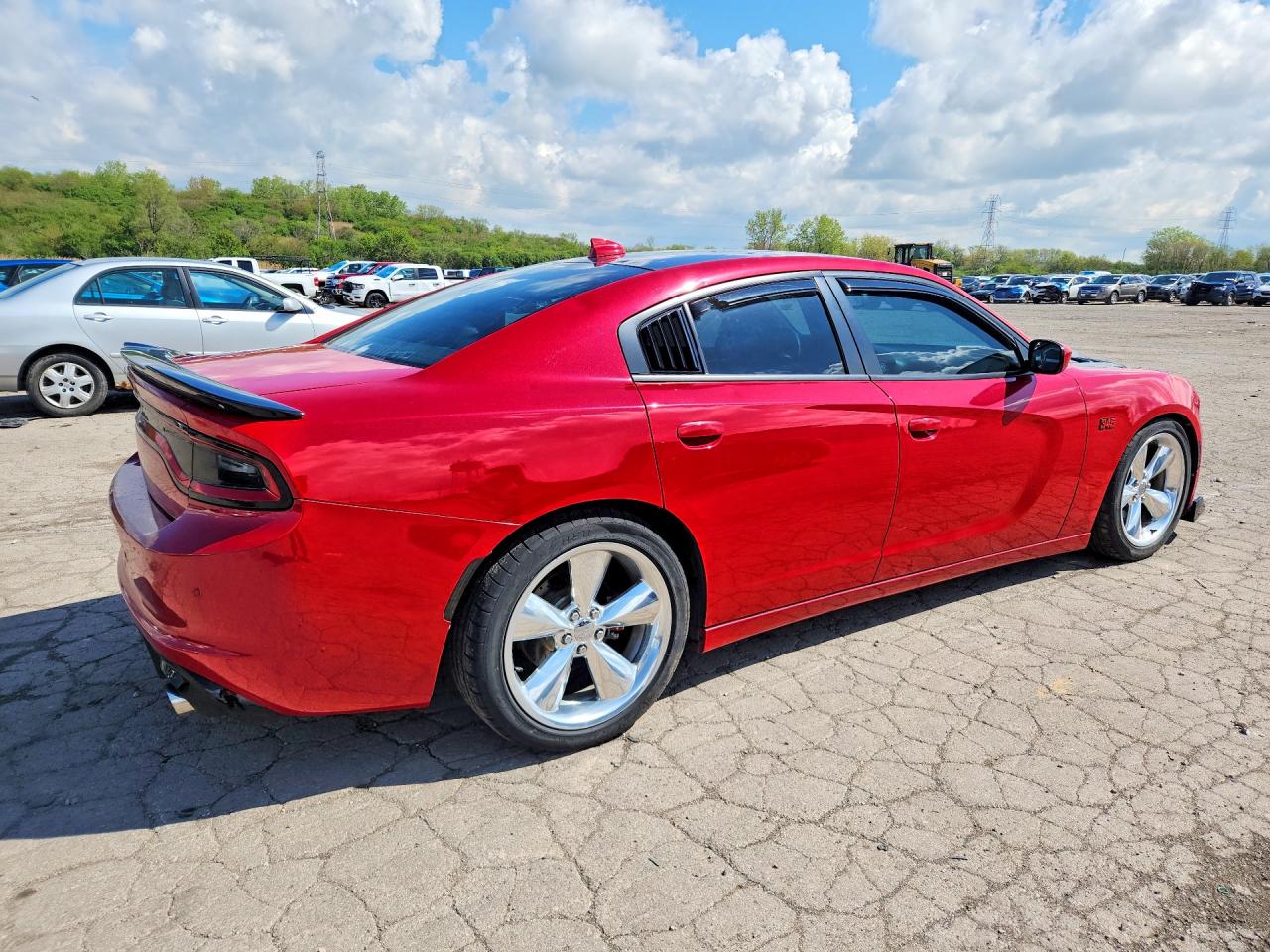 2015 Dodge Charger R Red vin: 2C3CDXCT0FH880285