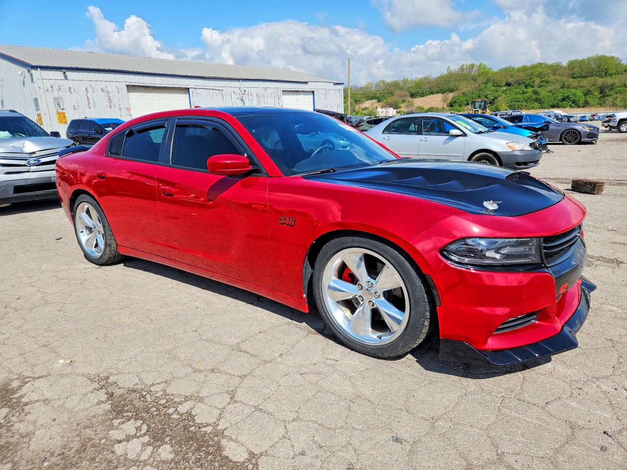 2015 Dodge Charger R Red vin: 2C3CDXCT0FH880285