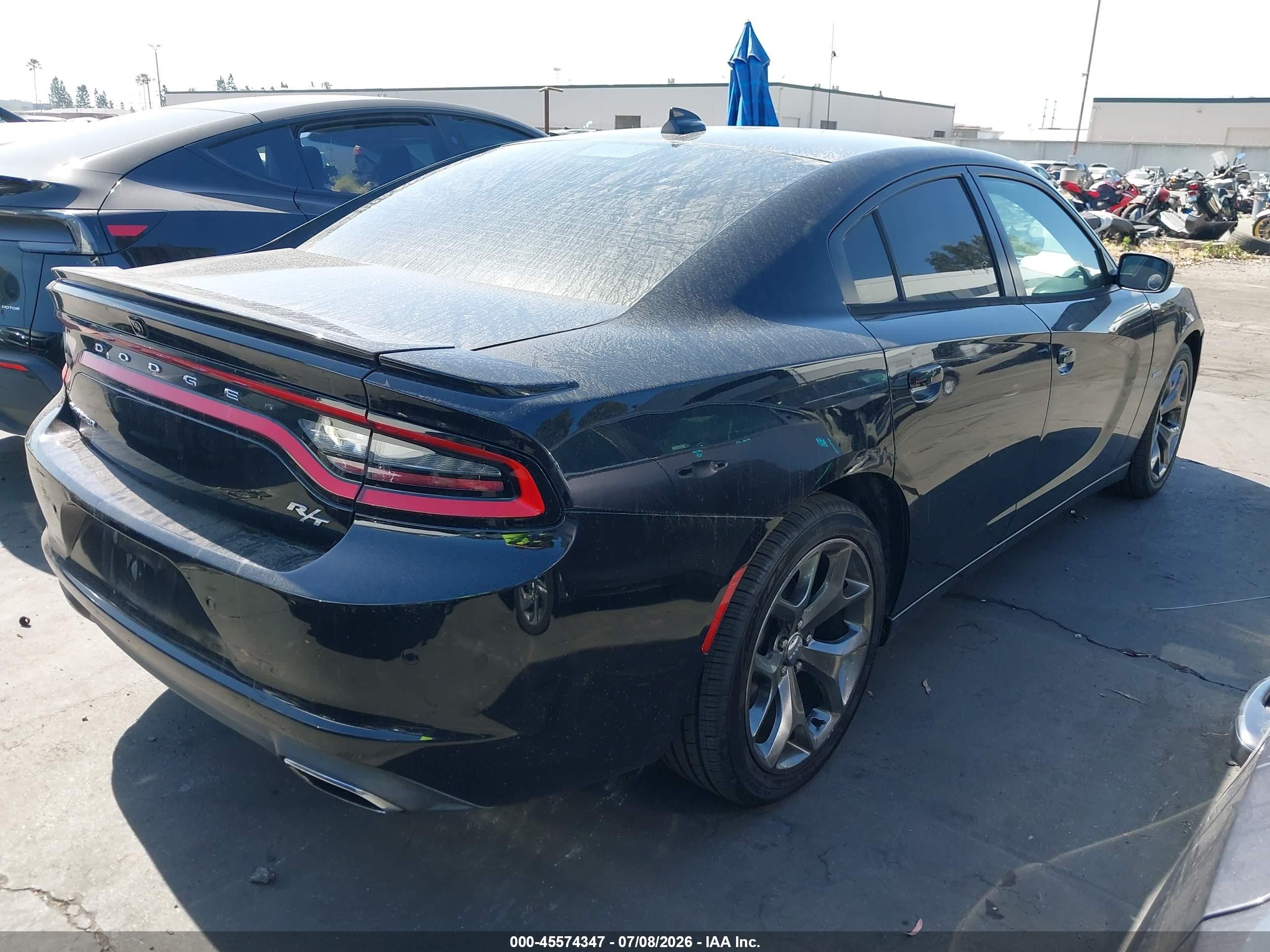2015 Dodge Charger R/t Black vin: 2C3CDXCT0FH896034