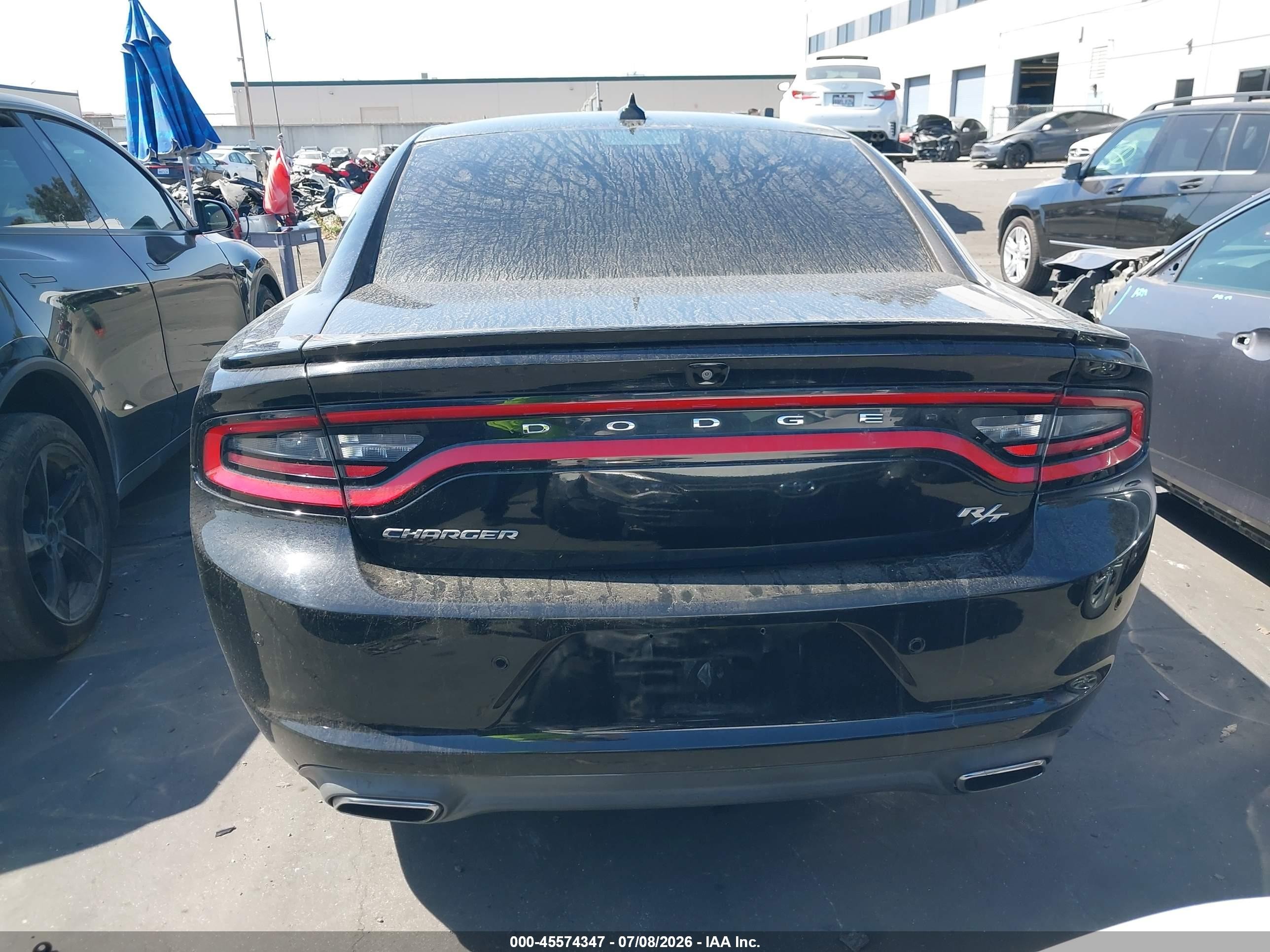 2015 Dodge Charger R/t Black vin: 2C3CDXCT0FH896034