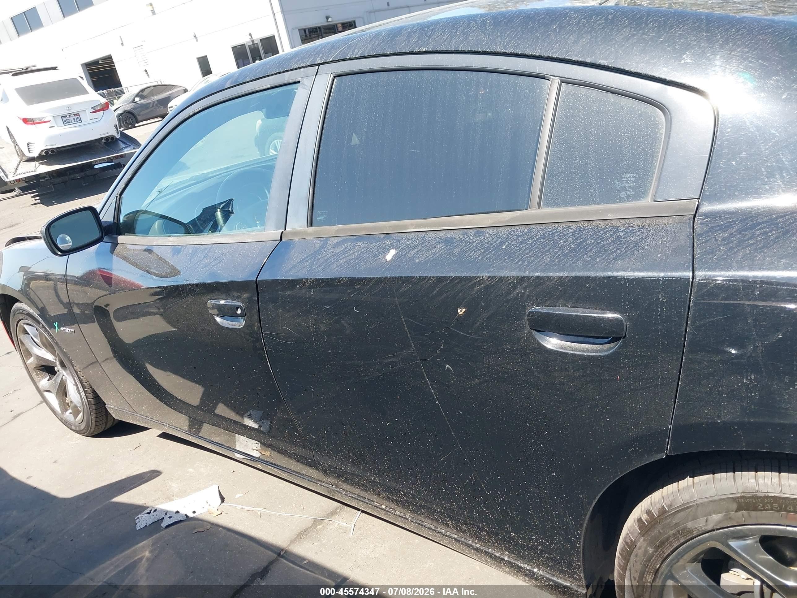2015 Dodge Charger R/t Black vin: 2C3CDXCT0FH896034