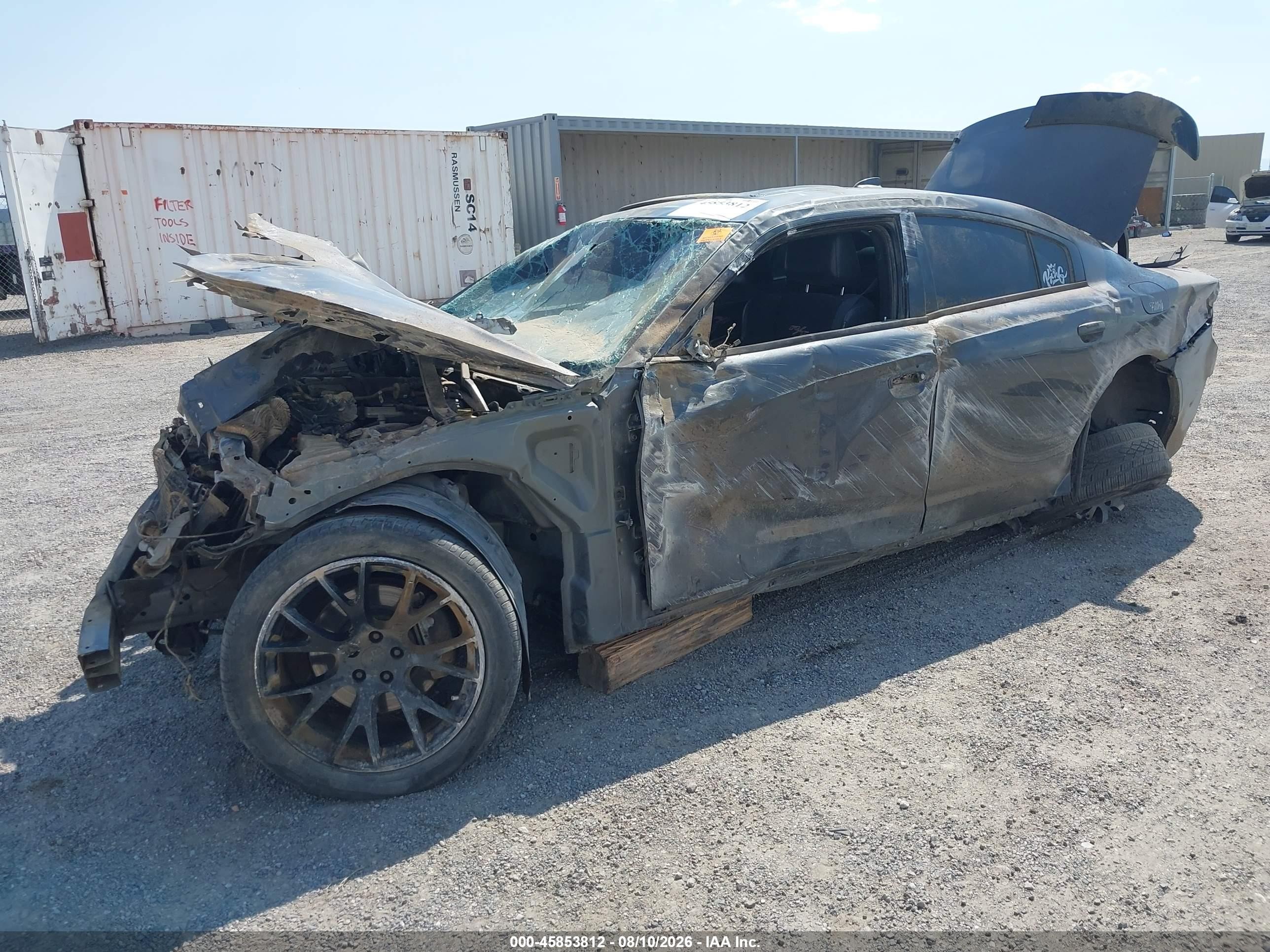 2015 Dodge Charger Road/track Gray vin: 2C3CDXCT0FH907176