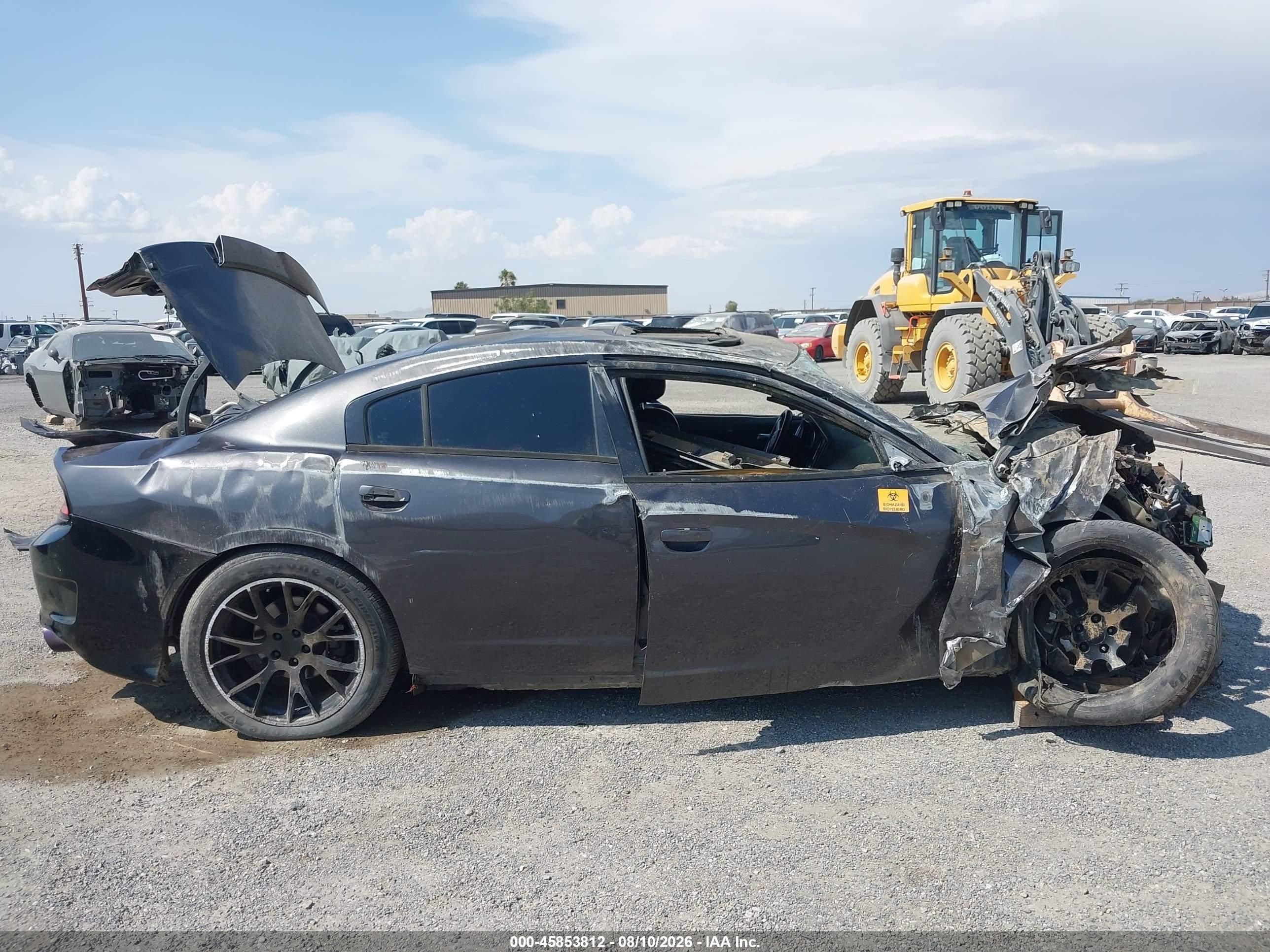 2015 Dodge Charger Road/track Gray vin: 2C3CDXCT0FH907176