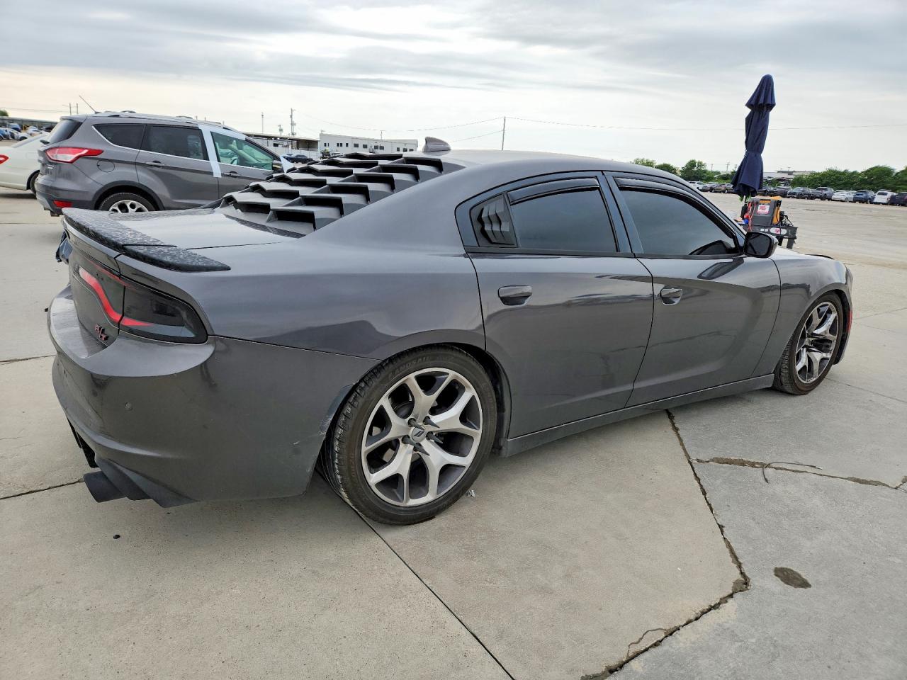 2015 Dodge Charger R Charcoal vin: 2C3CDXCT0FH915357