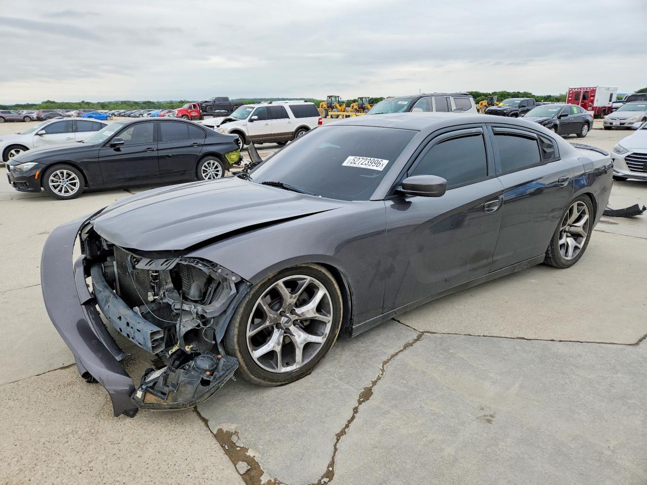 2015 Dodge Charger R Charcoal vin: 2C3CDXCT0FH915357