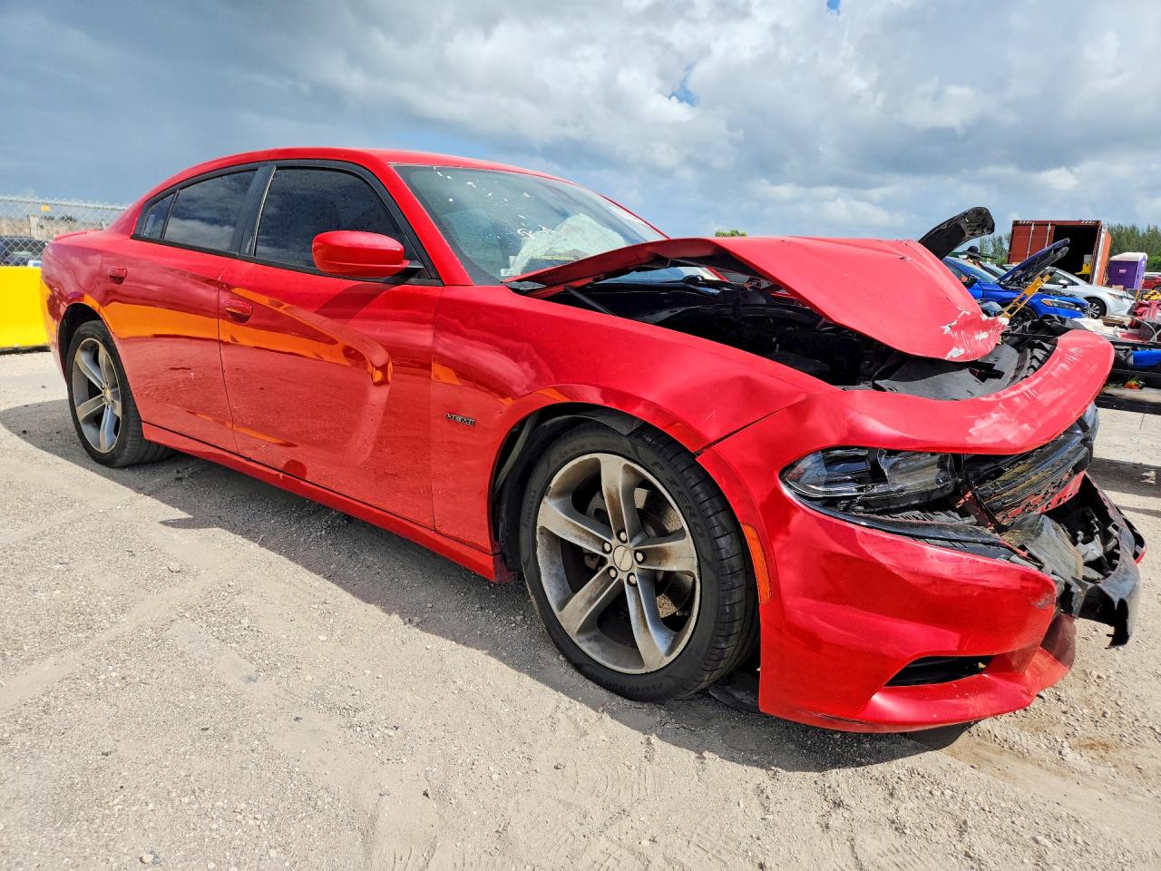 2015 Dodge Charger R/t Красный vin: 2C3CDXCT0FH919280