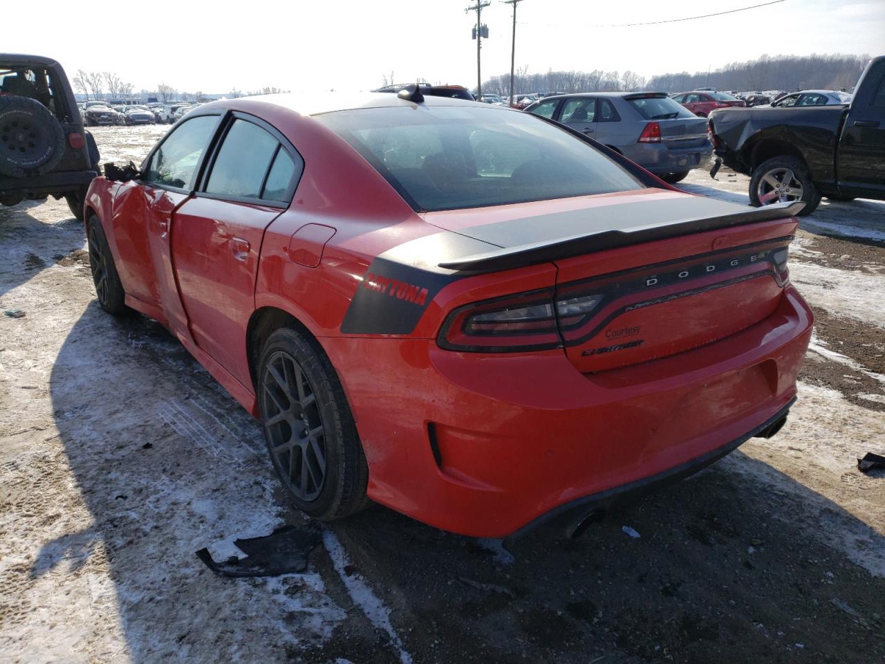 2018 Dodge Charger R/t Red vin: 2C3CDXCT0JH241106