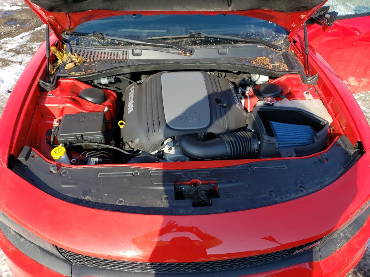 2018 Dodge Charger R/t Red vin: 2C3CDXCT0JH241106