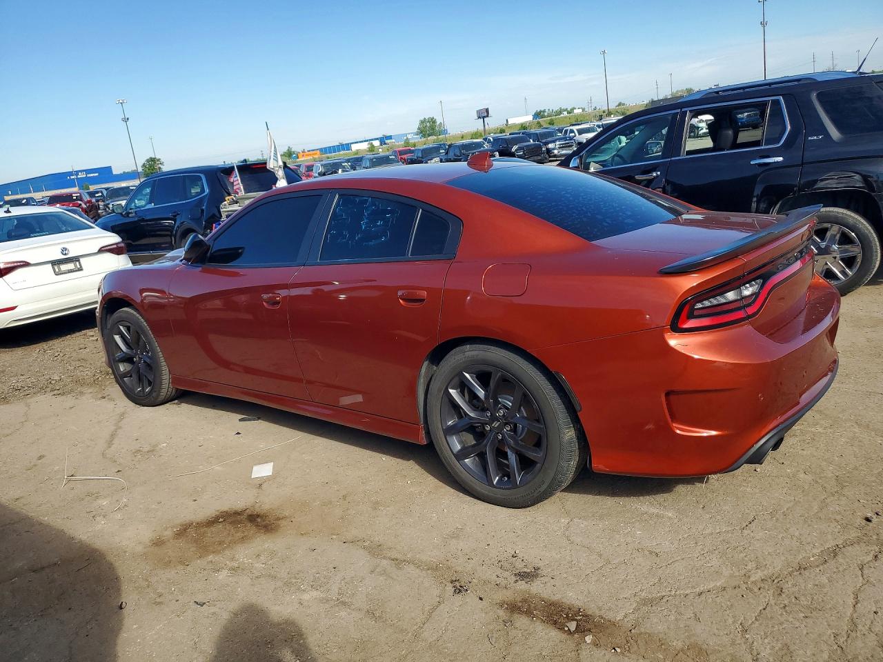 2022 Dodge Charger R/t Red vin: 2C3CDXCT0NH141433