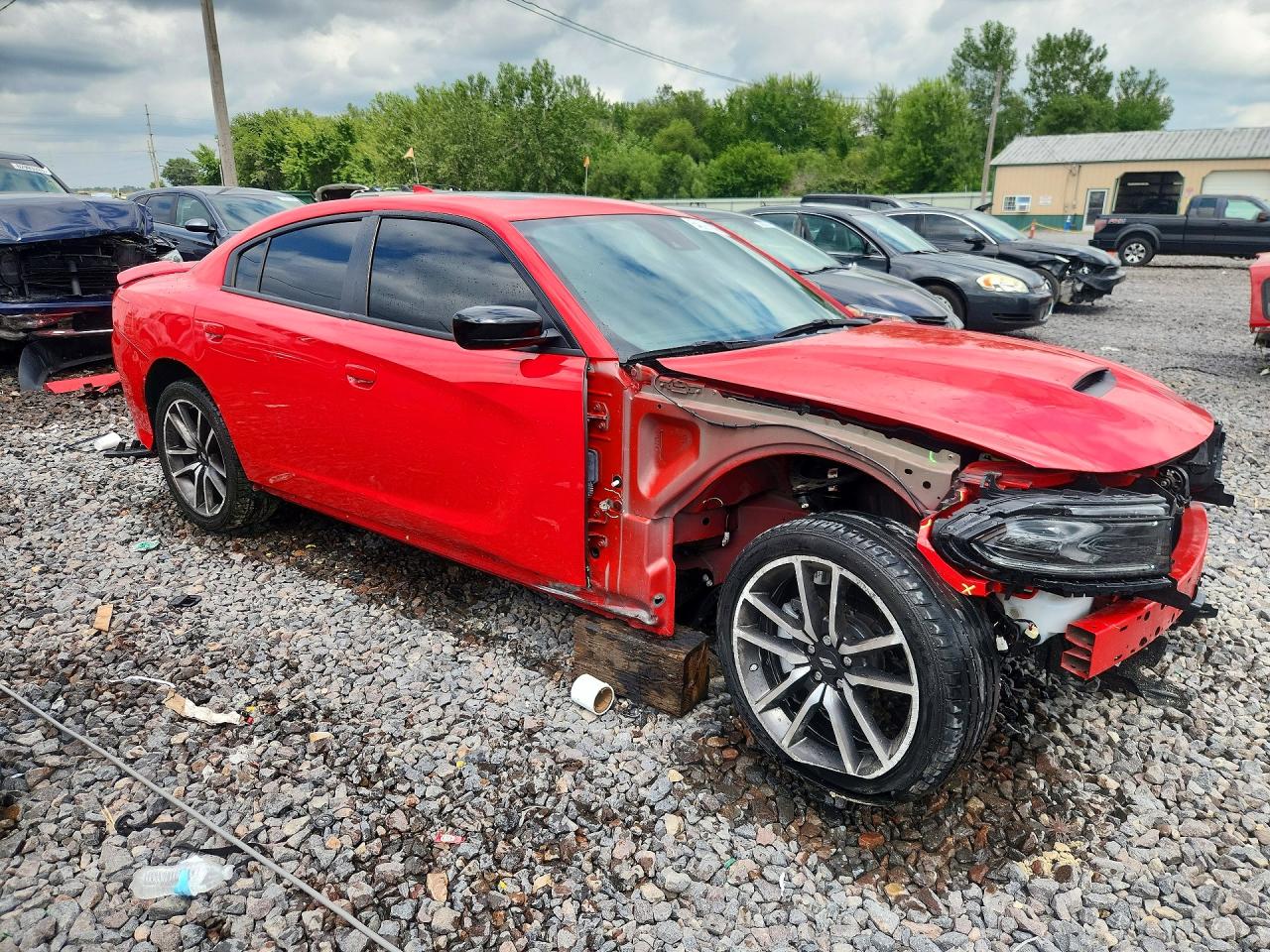 2023 Dodge Charger R/t Red vin: 2C3CDXCT0PH598309