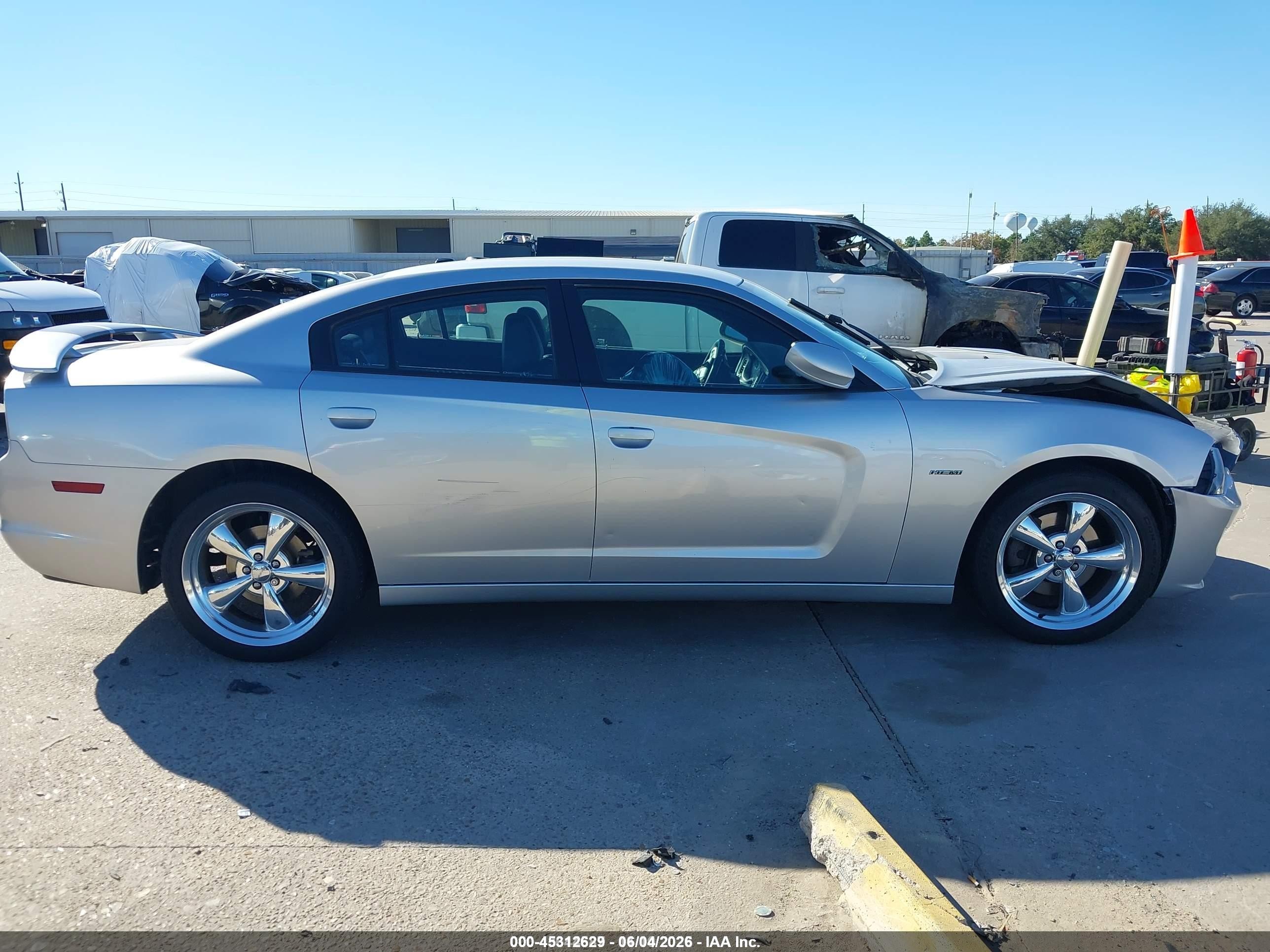 2012 Dodge Charger R/t Серебряный vin: 2C3CDXCT1CH134794