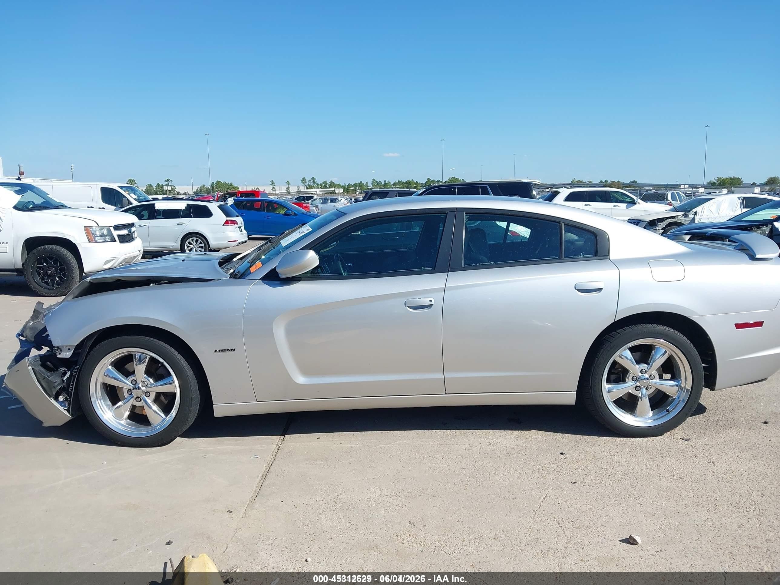 2012 Dodge Charger R/t Серебряный vin: 2C3CDXCT1CH134794