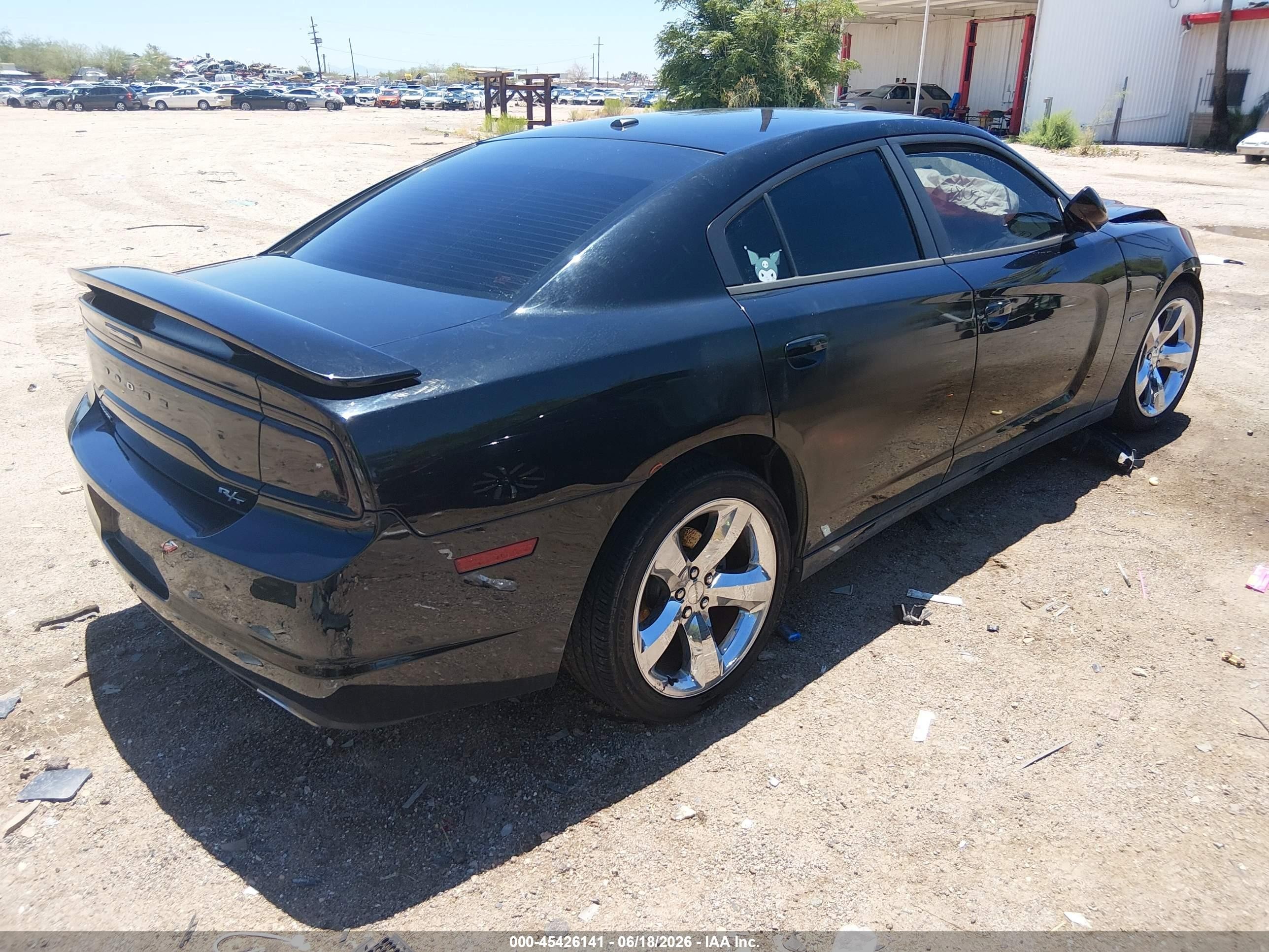 2012 Dodge Charger R/t Black vin: 2C3CDXCT1CH302188