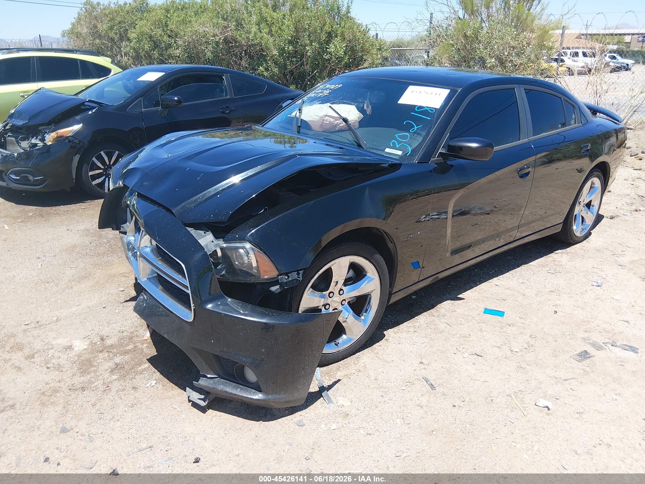 2012 Dodge Charger R/t Black vin: 2C3CDXCT1CH302188