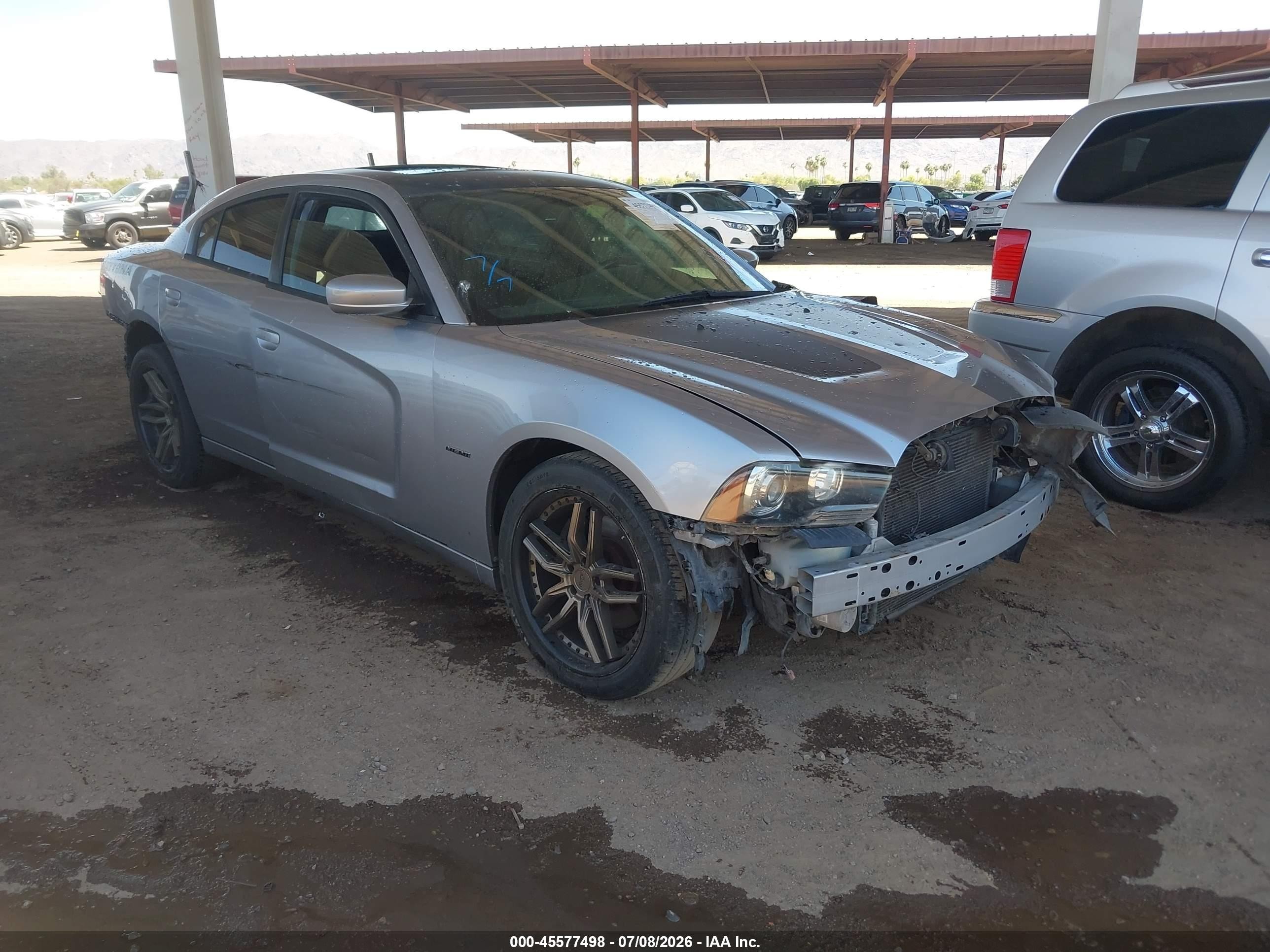 2013 Dodge Charger R/t Gray vin: 2C3CDXCT1DH680075