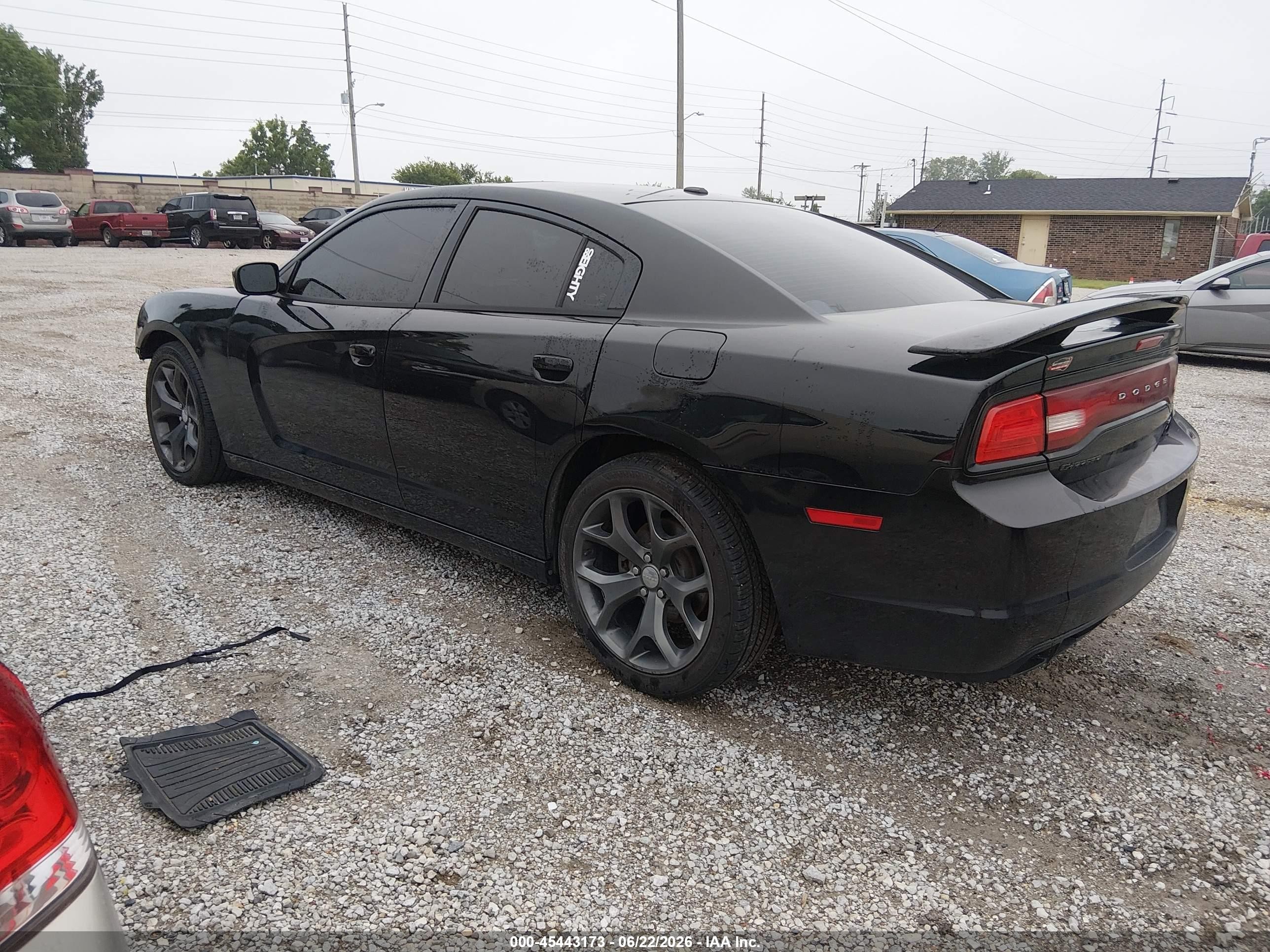 2014 Dodge Charger R/t Black vin: 2C3CDXCT1EH250550