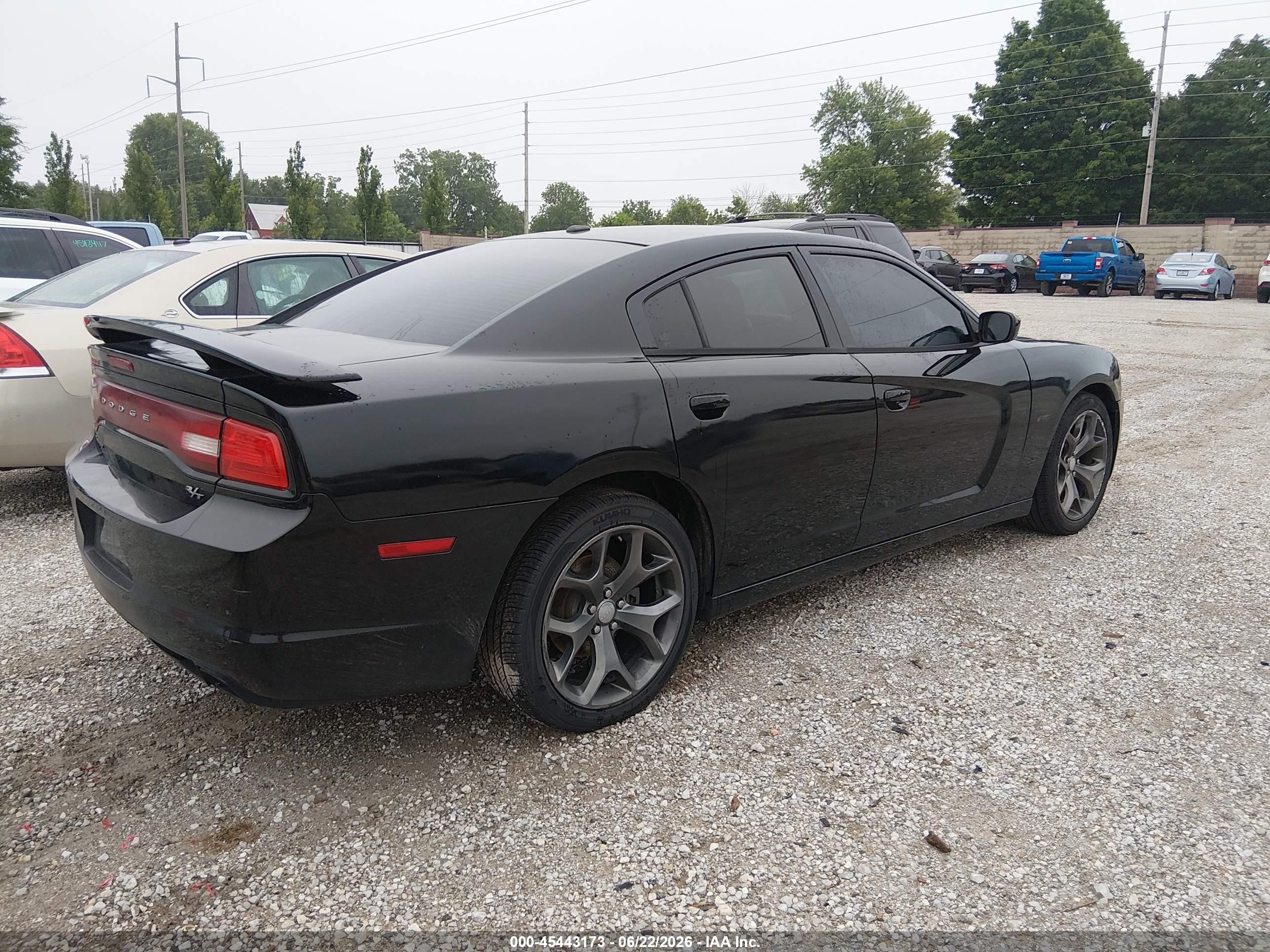2014 Dodge Charger R/t Black vin: 2C3CDXCT1EH250550