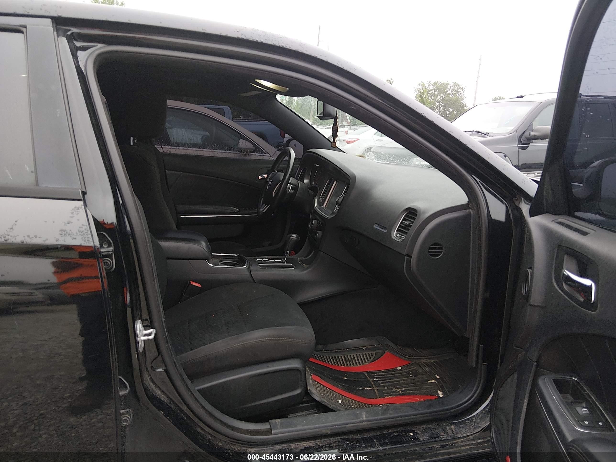 2014 Dodge Charger R/t Black vin: 2C3CDXCT1EH250550