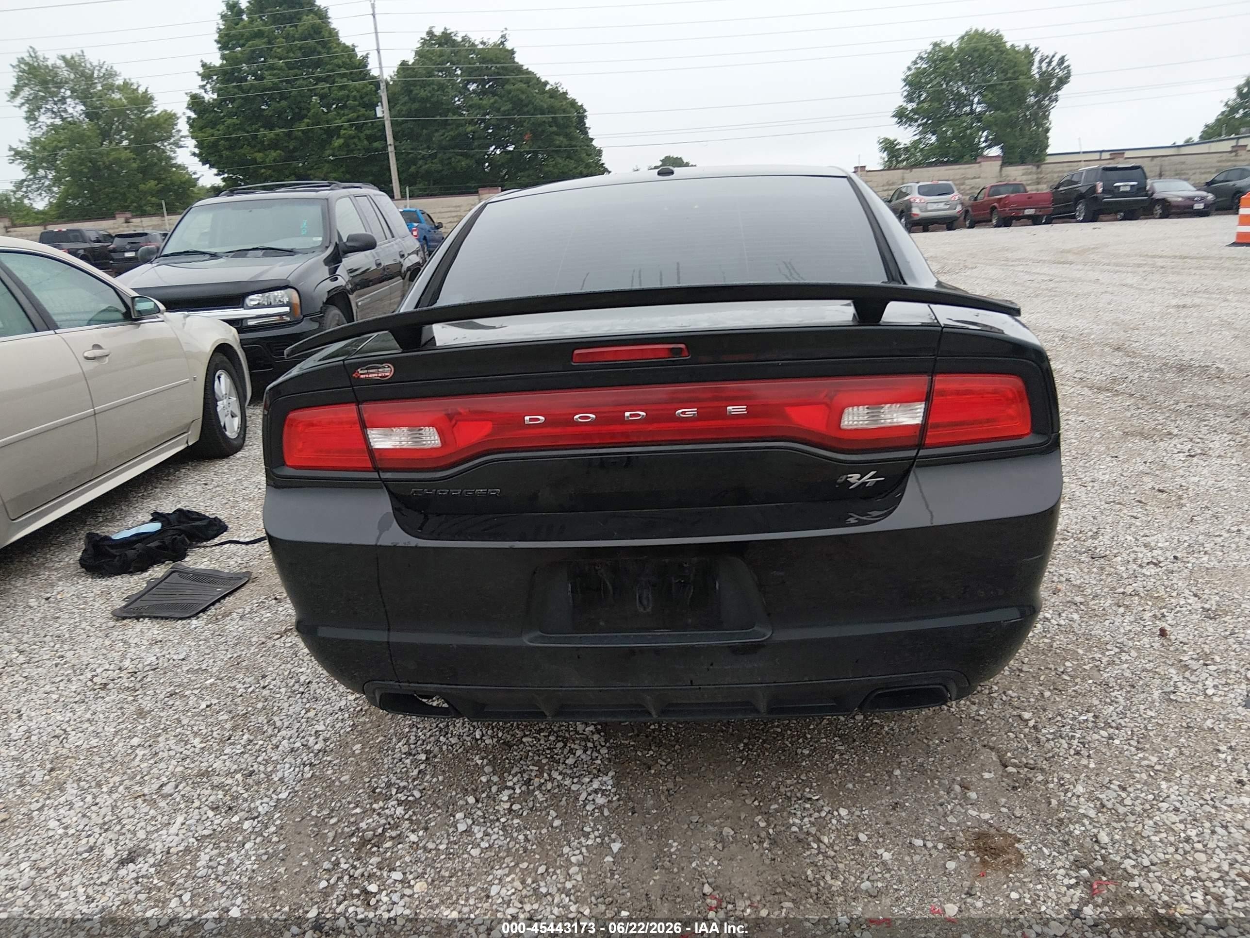 2014 Dodge Charger R/t Black vin: 2C3CDXCT1EH250550