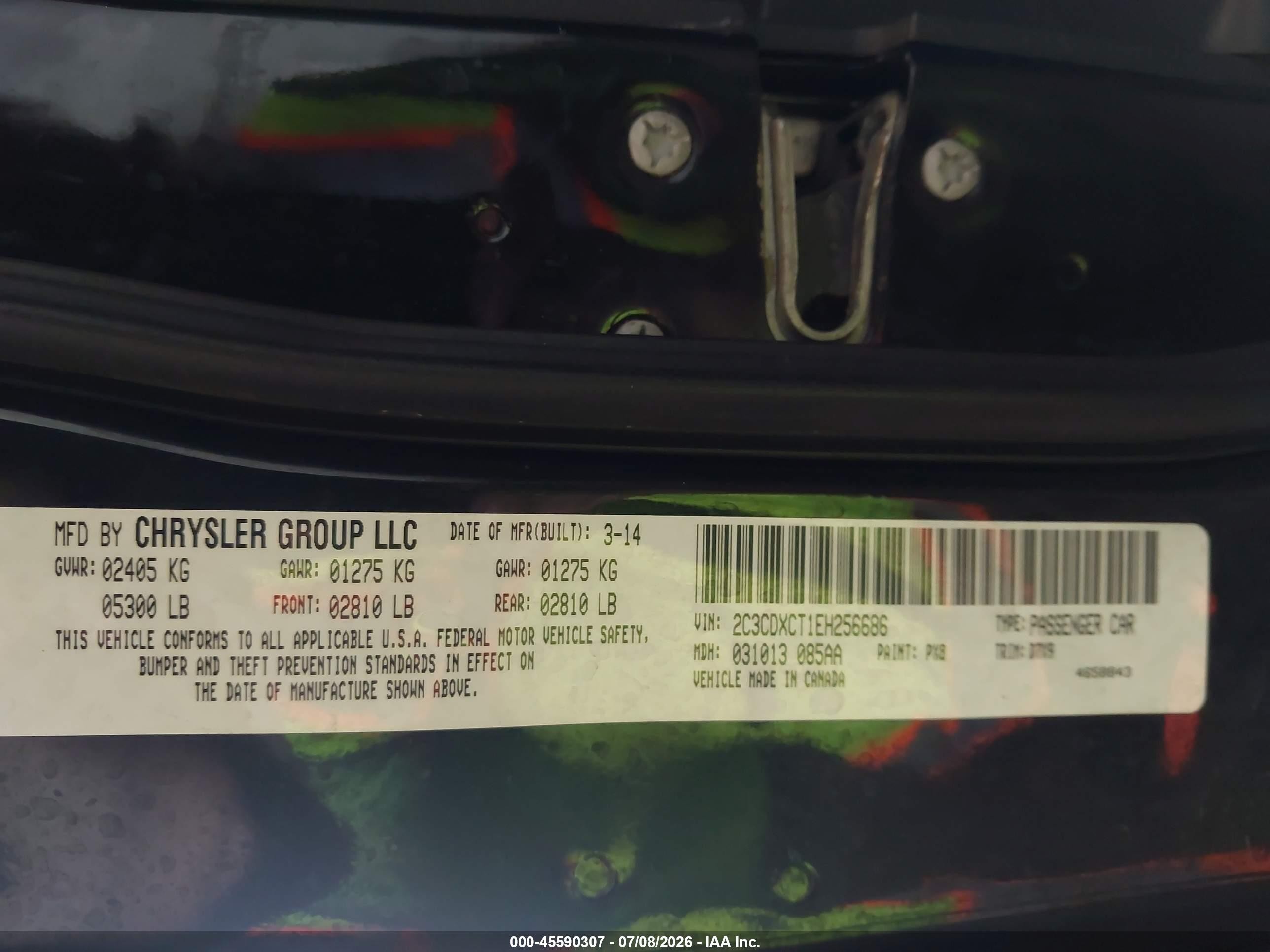 2014 Dodge Charger R/t Black vin: 2C3CDXCT1EH256686