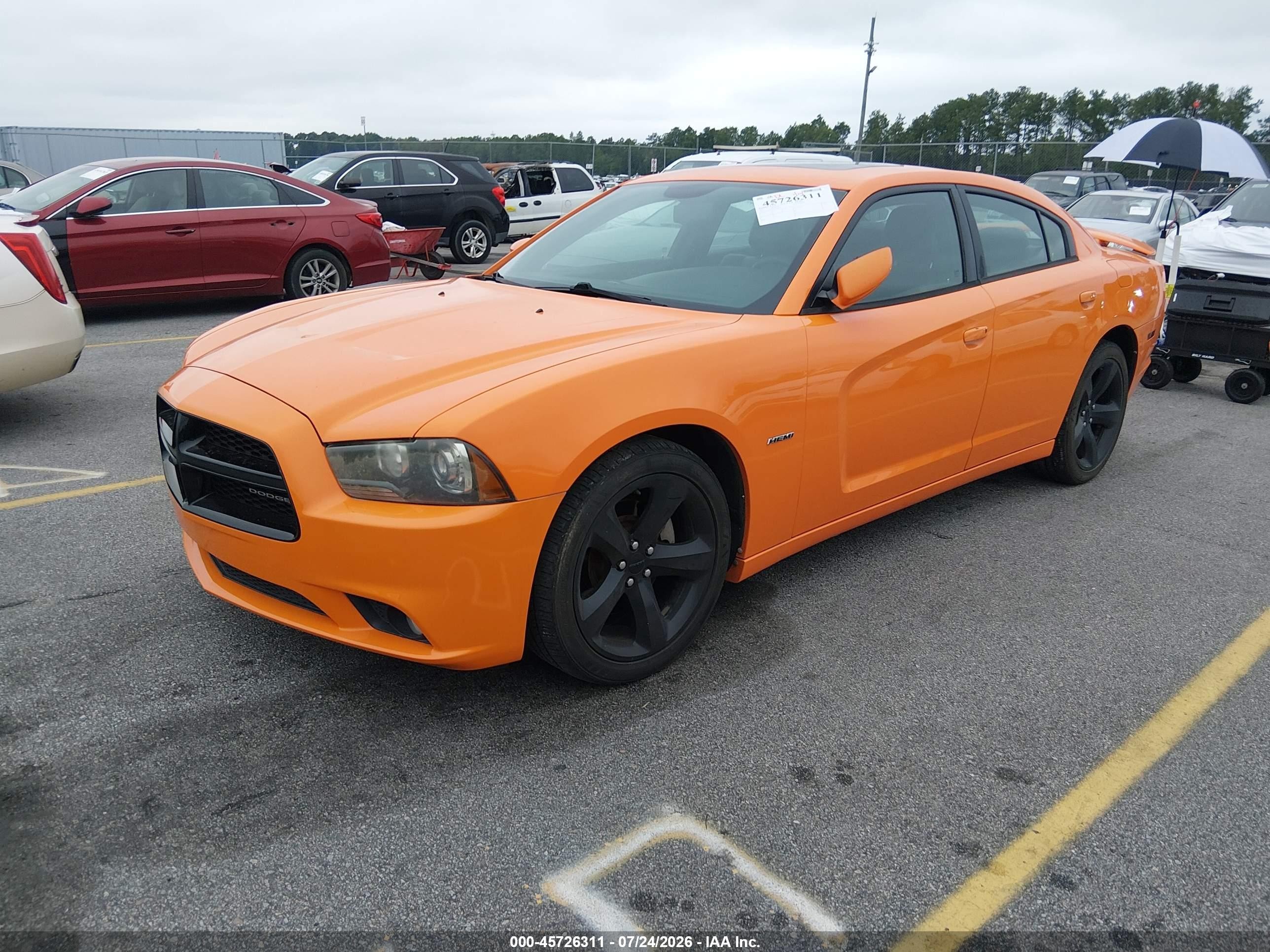 2014 Dodge Charger R/t Plus Оранжевый vin: 2C3CDXCT1EH286335