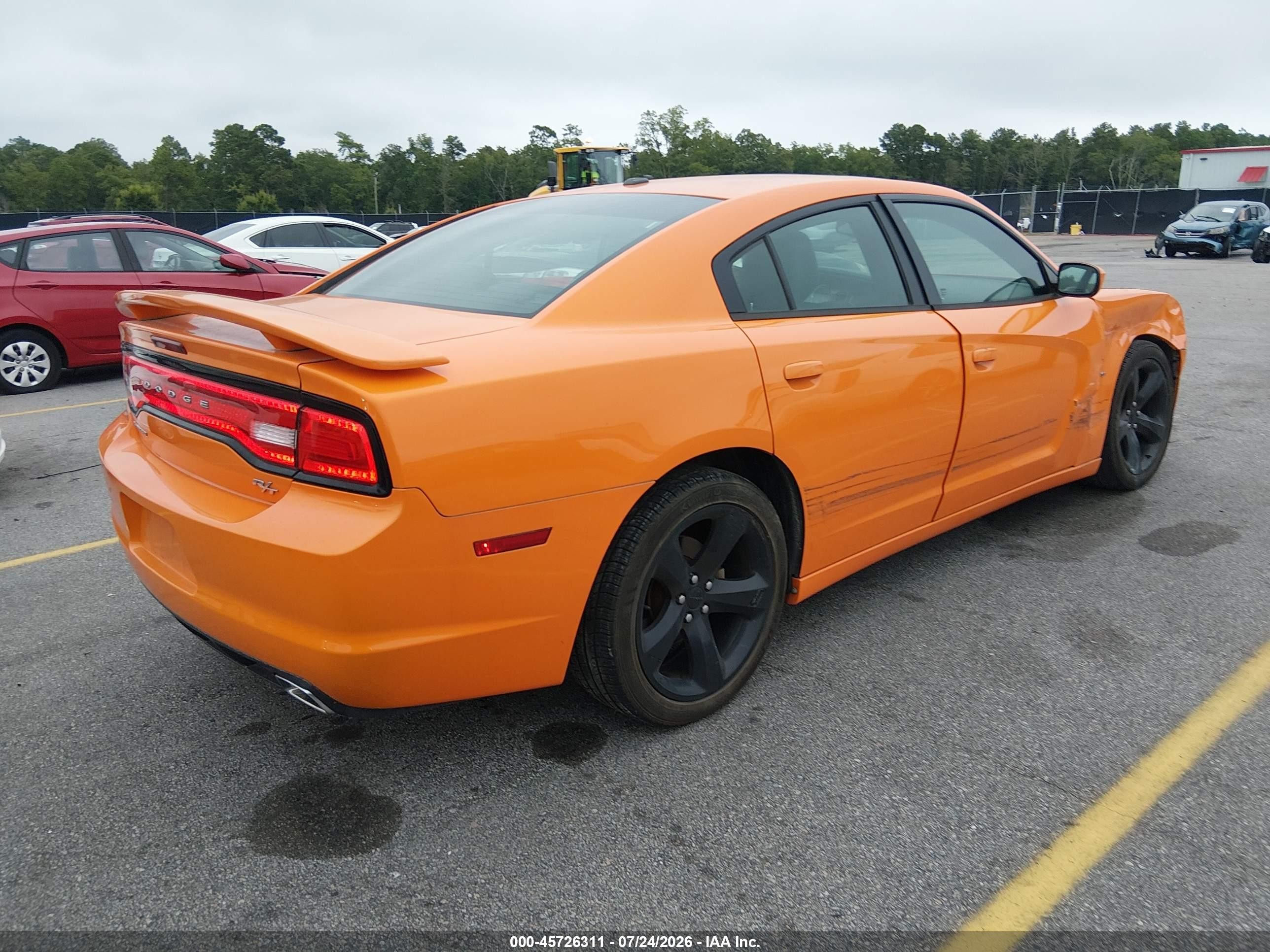 2014 Dodge Charger R/t Plus Оранжевый vin: 2C3CDXCT1EH286335