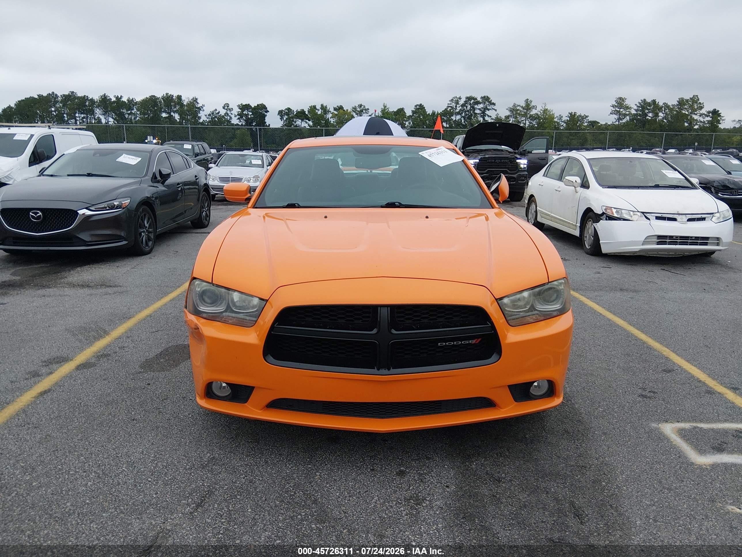 2014 Dodge Charger R/t Plus Оранжевый vin: 2C3CDXCT1EH286335