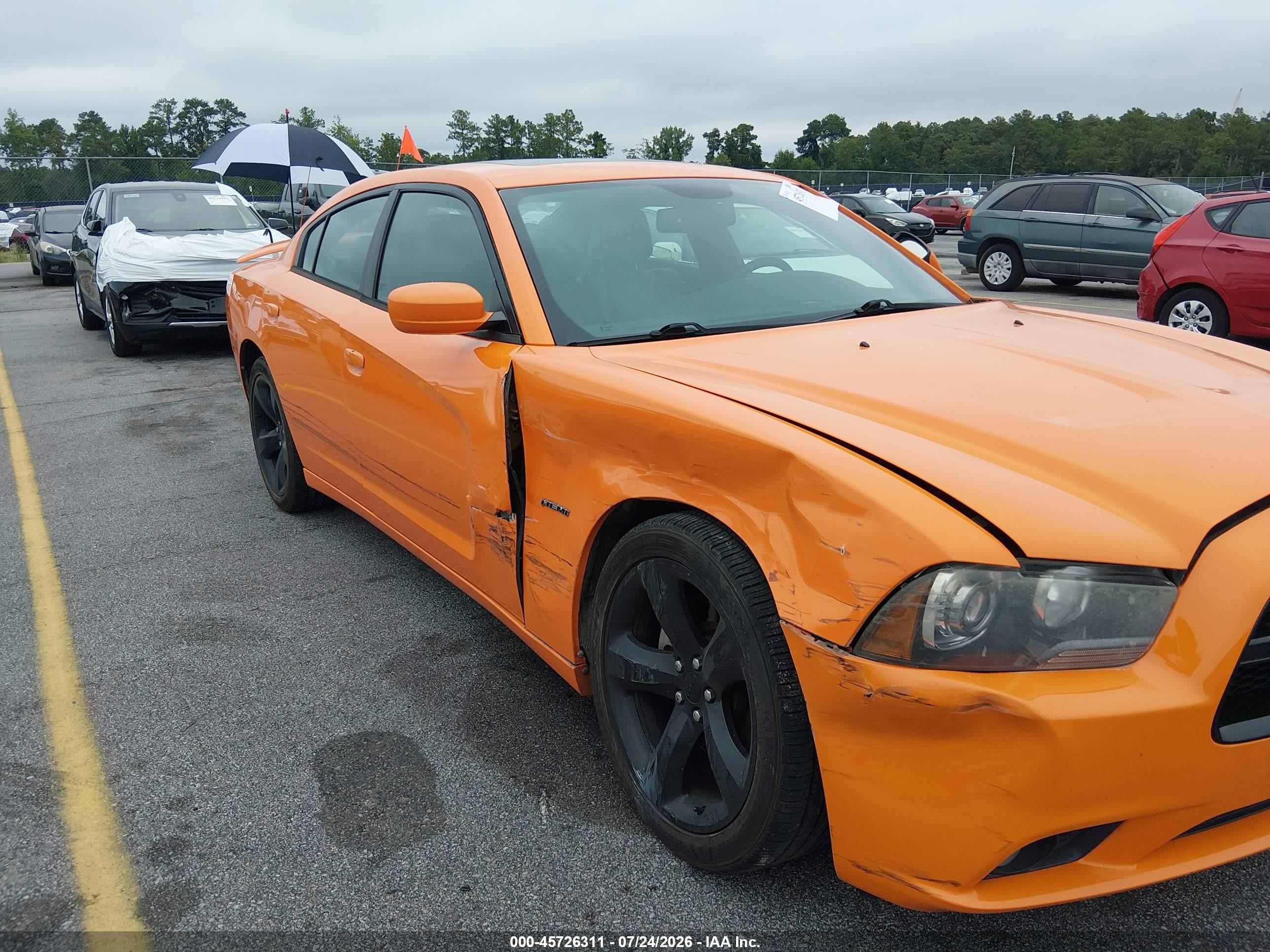 2014 Dodge Charger R/t Plus Оранжевый vin: 2C3CDXCT1EH286335