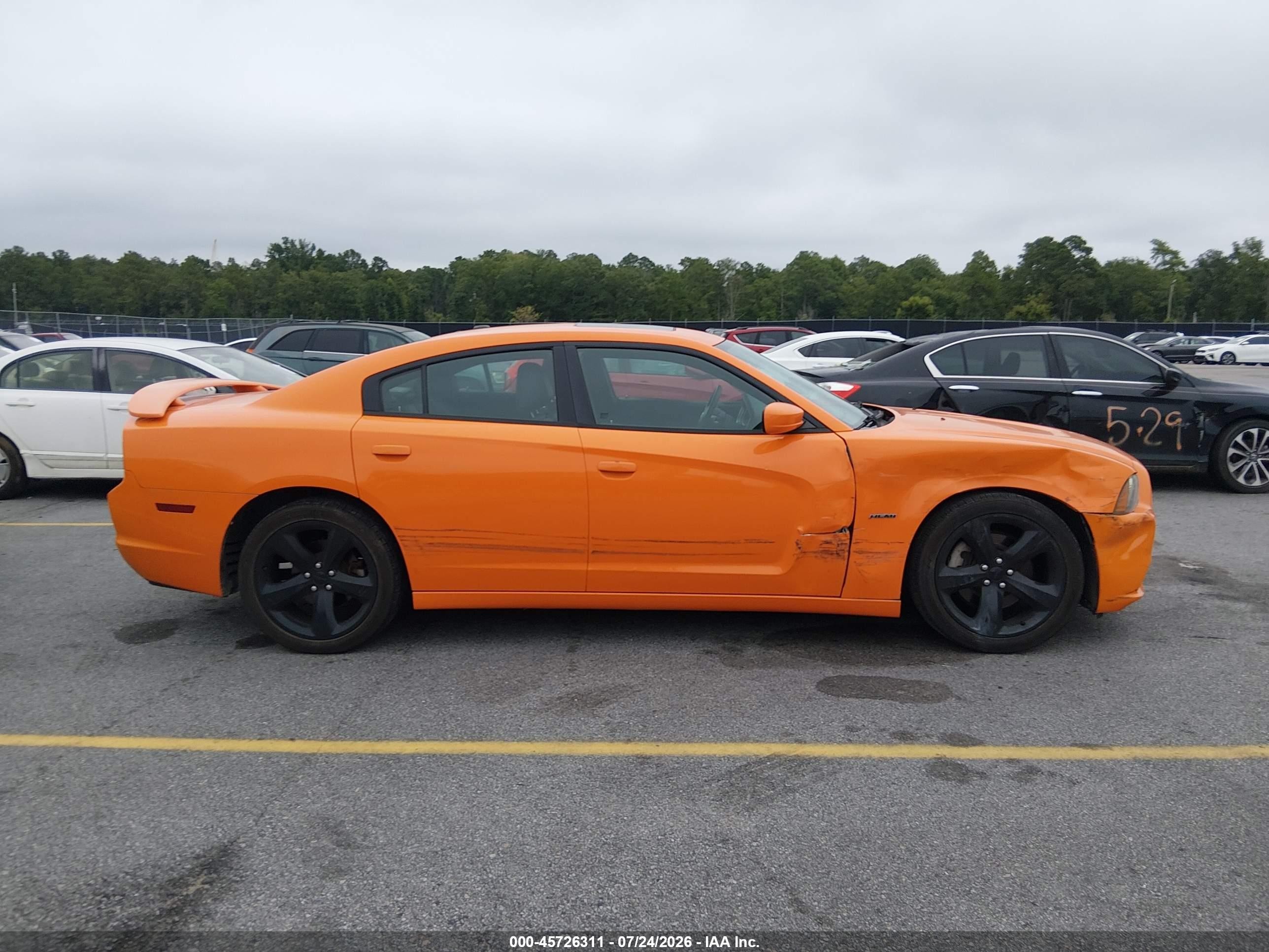 2014 Dodge Charger R/t Plus Оранжевый vin: 2C3CDXCT1EH286335