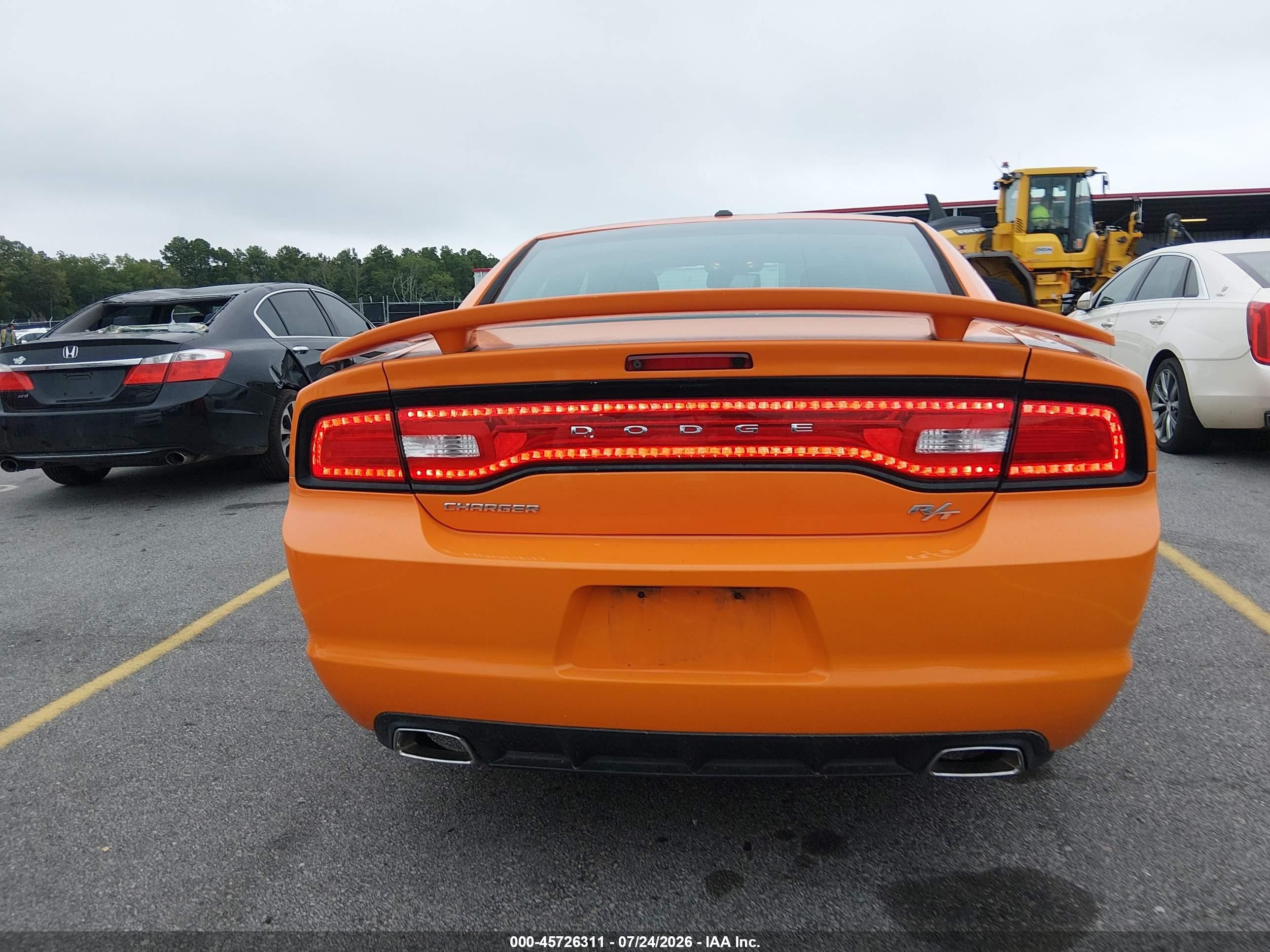 2014 Dodge Charger R/t Plus Оранжевый vin: 2C3CDXCT1EH286335