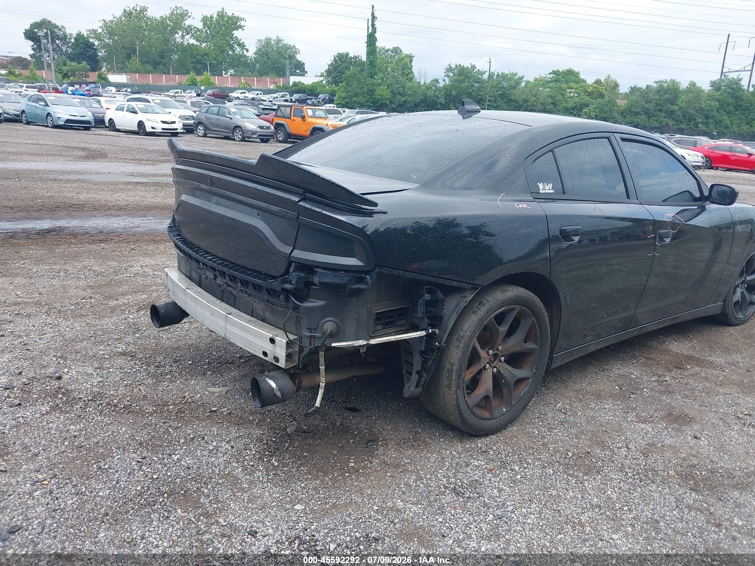 2015 Dodge Charger R/t Black vin: 2C3CDXCT1FH731786