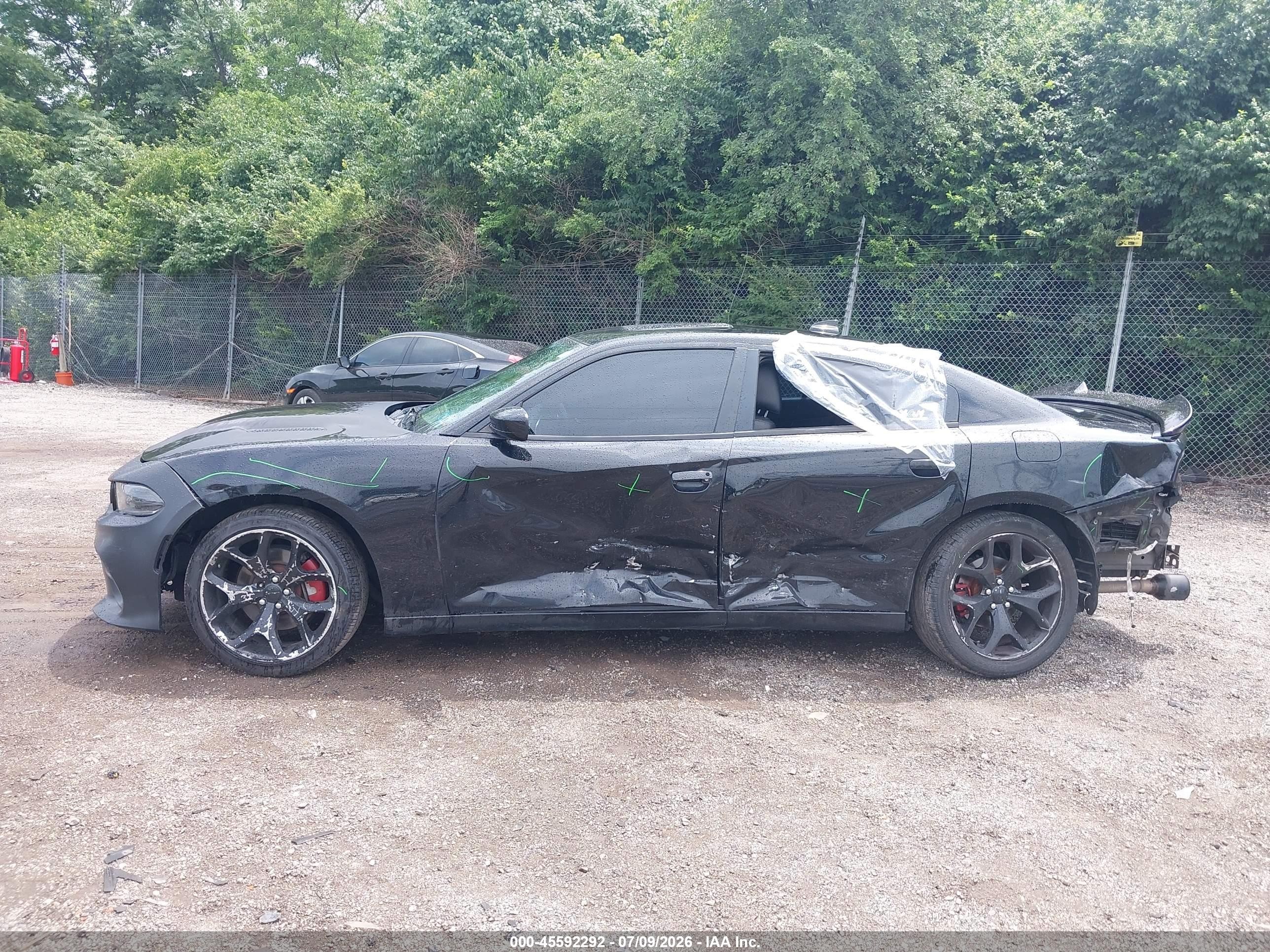 2015 Dodge Charger R/t Black vin: 2C3CDXCT1FH731786
