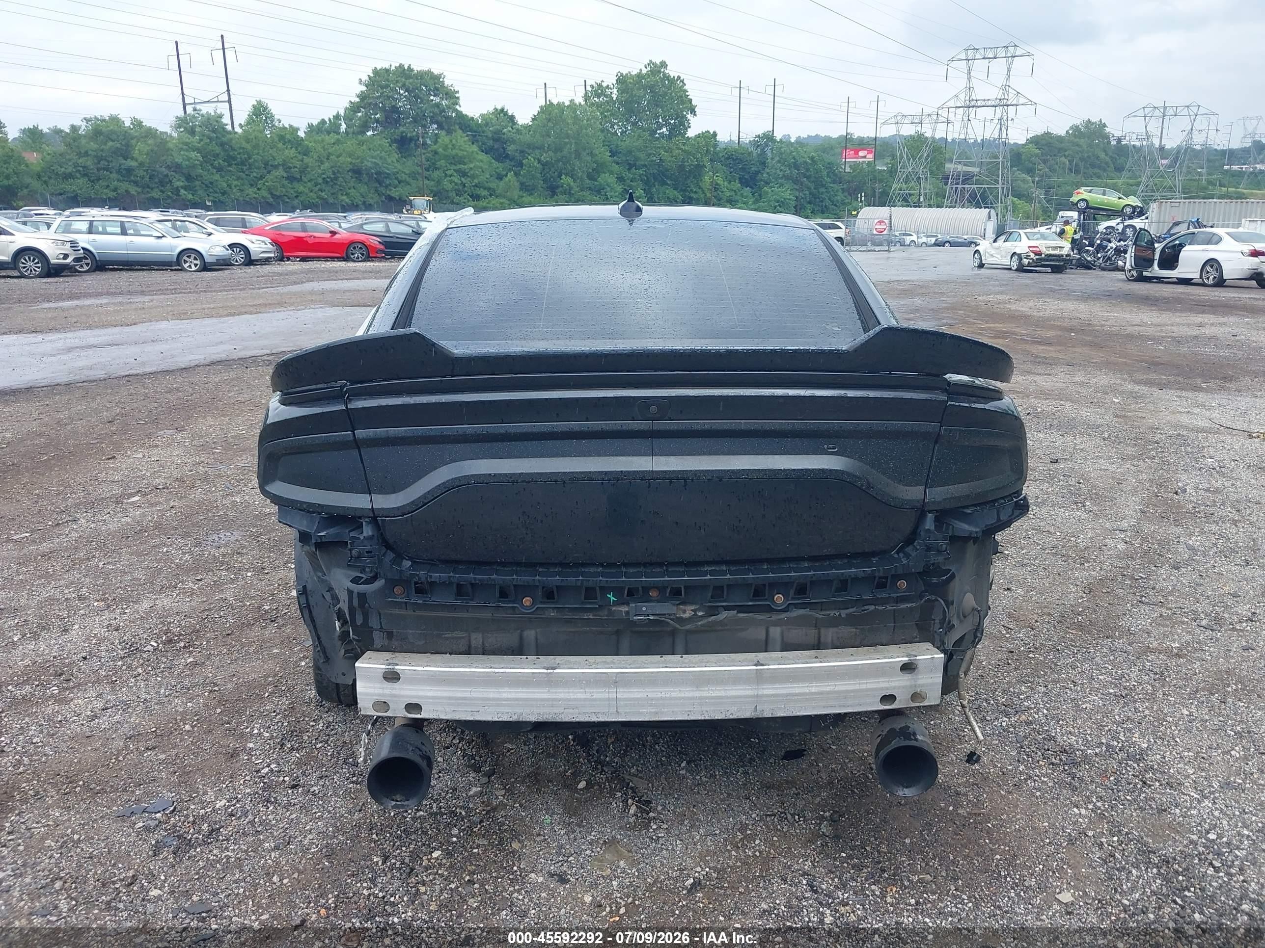 2015 Dodge Charger R/t Black vin: 2C3CDXCT1FH731786