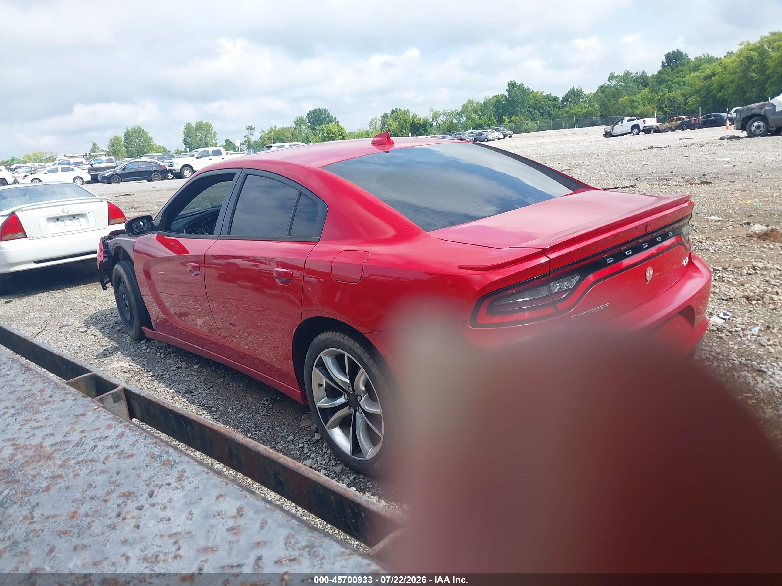 2015 Dodge Charger R/t Red vin: 2C3CDXCT1FH737992