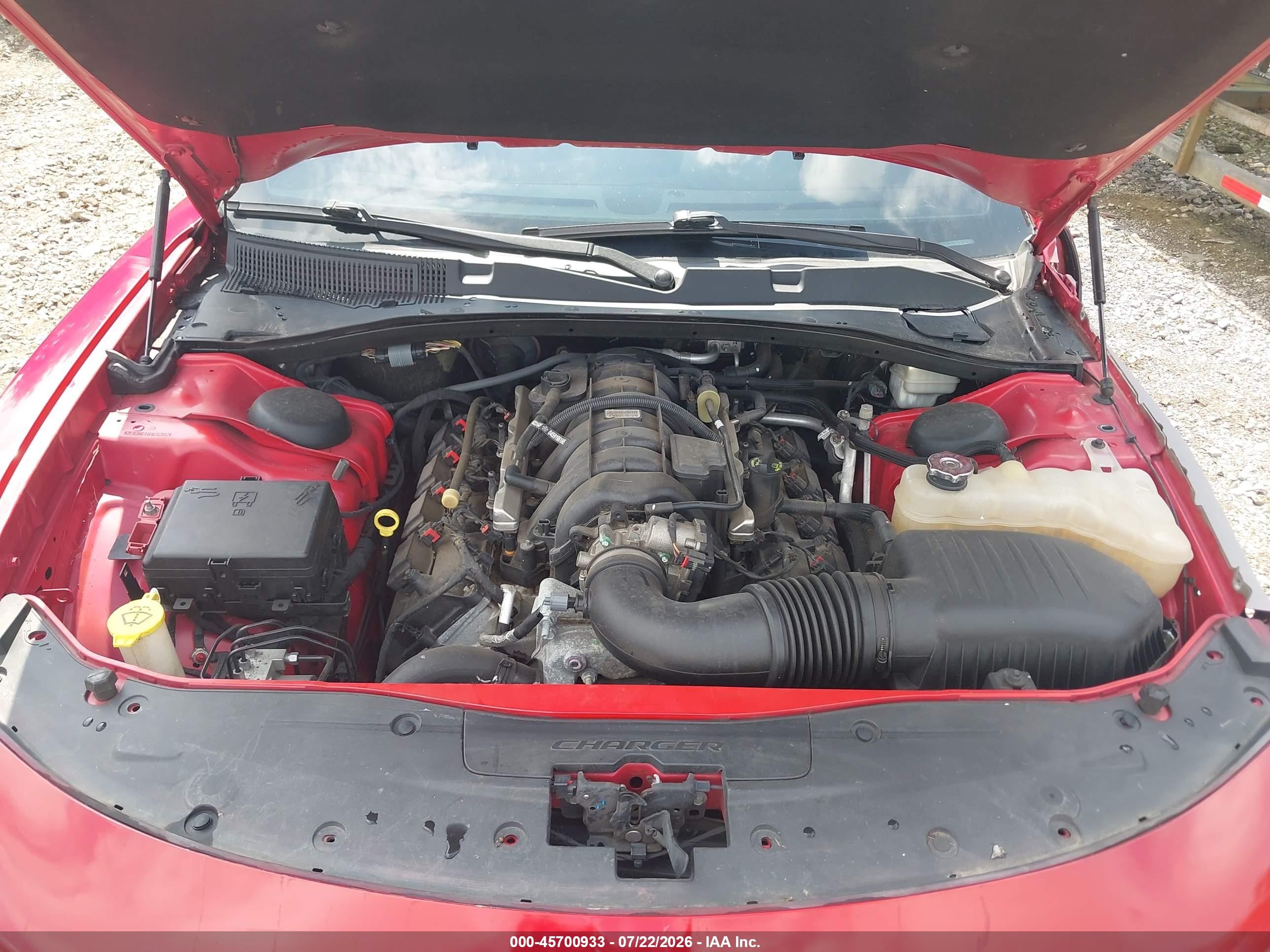 2015 Dodge Charger R/t Red vin: 2C3CDXCT1FH737992
