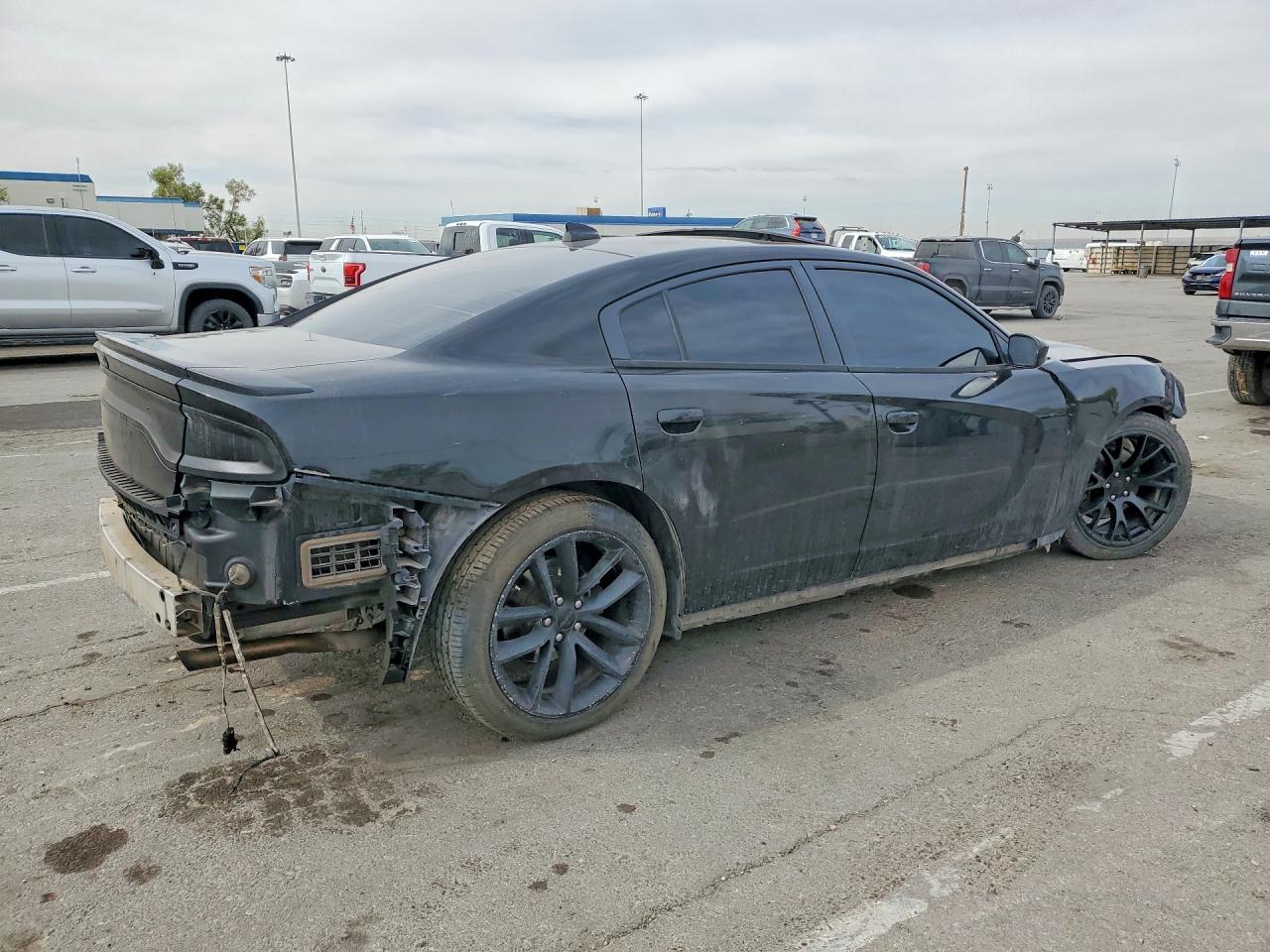 2015 Dodge Charger R Черный vin: 2C3CDXCT1FH742206