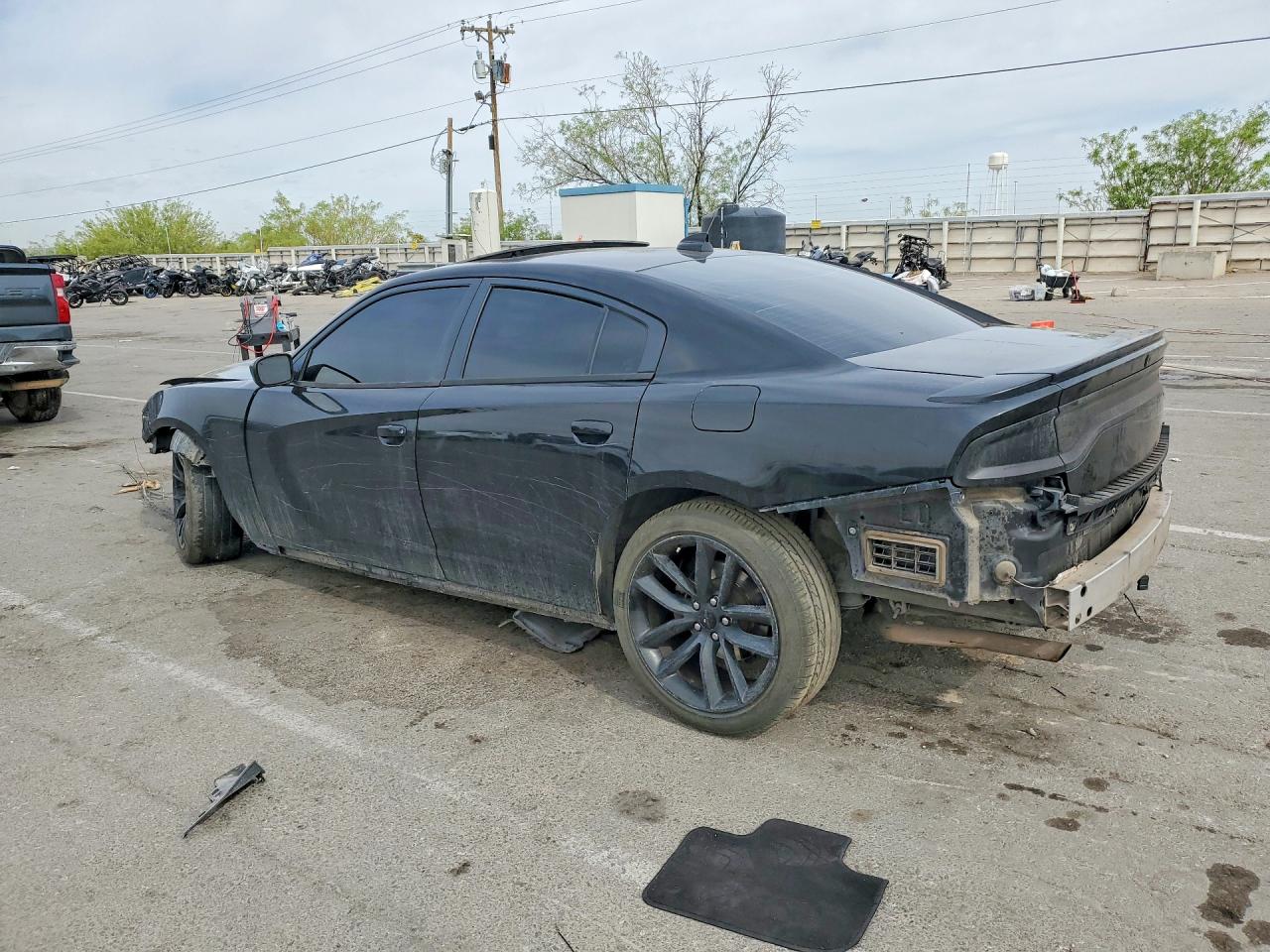 2015 Dodge Charger R Черный vin: 2C3CDXCT1FH742206