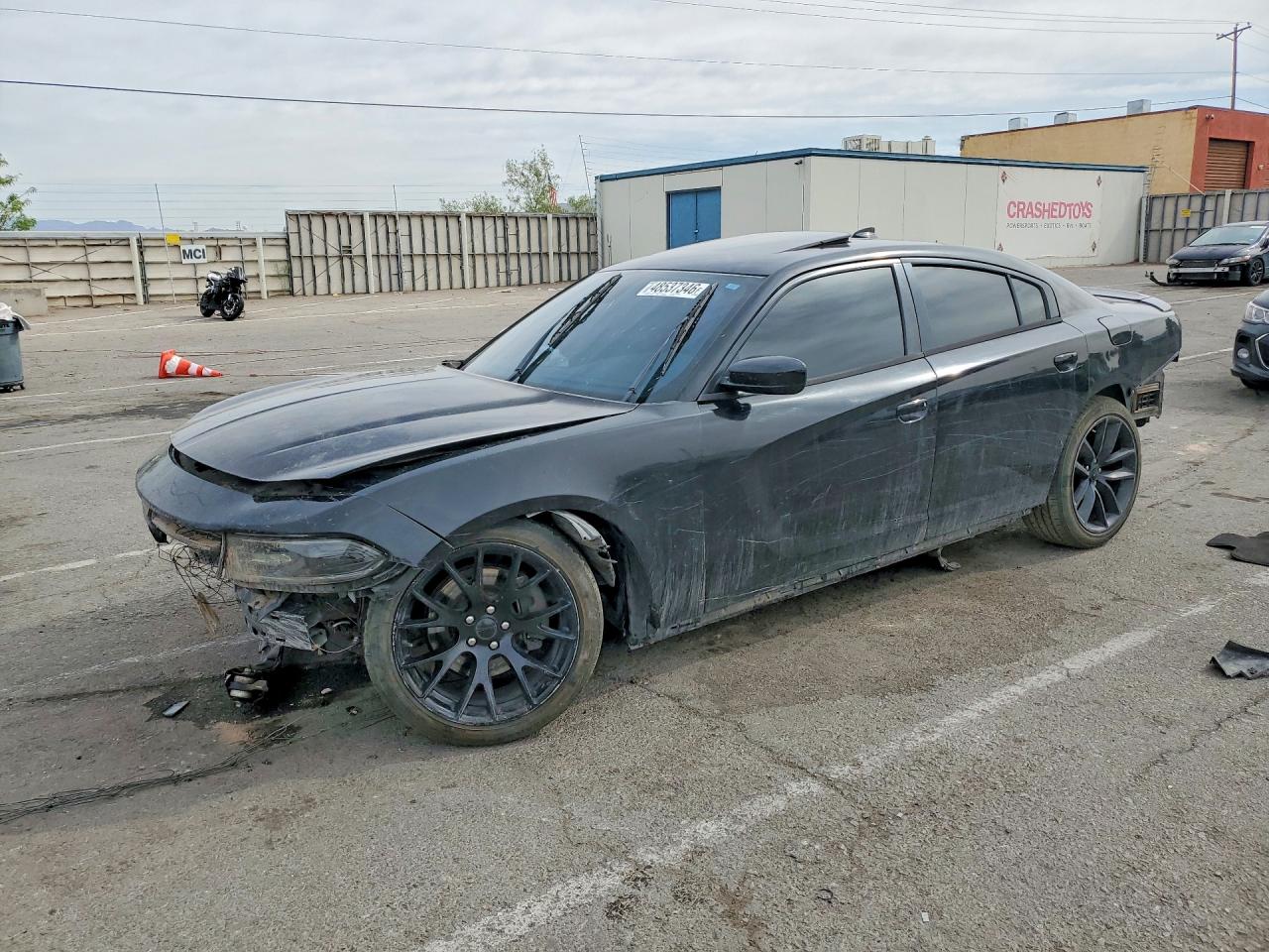 2015 Dodge Charger R Черный vin: 2C3CDXCT1FH742206