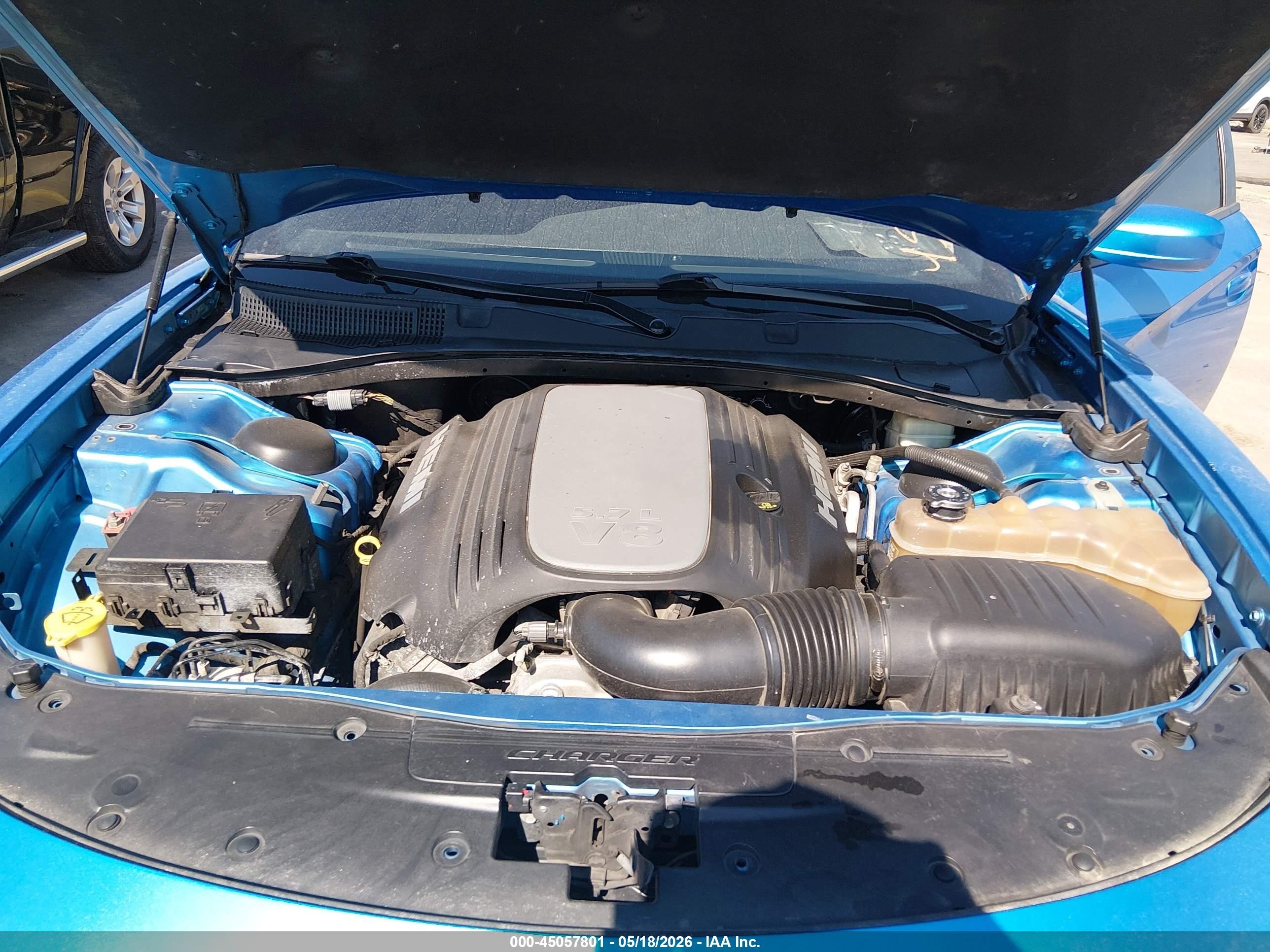2015 Dodge Charger R/t Blue vin: 2C3CDXCT1FH772029