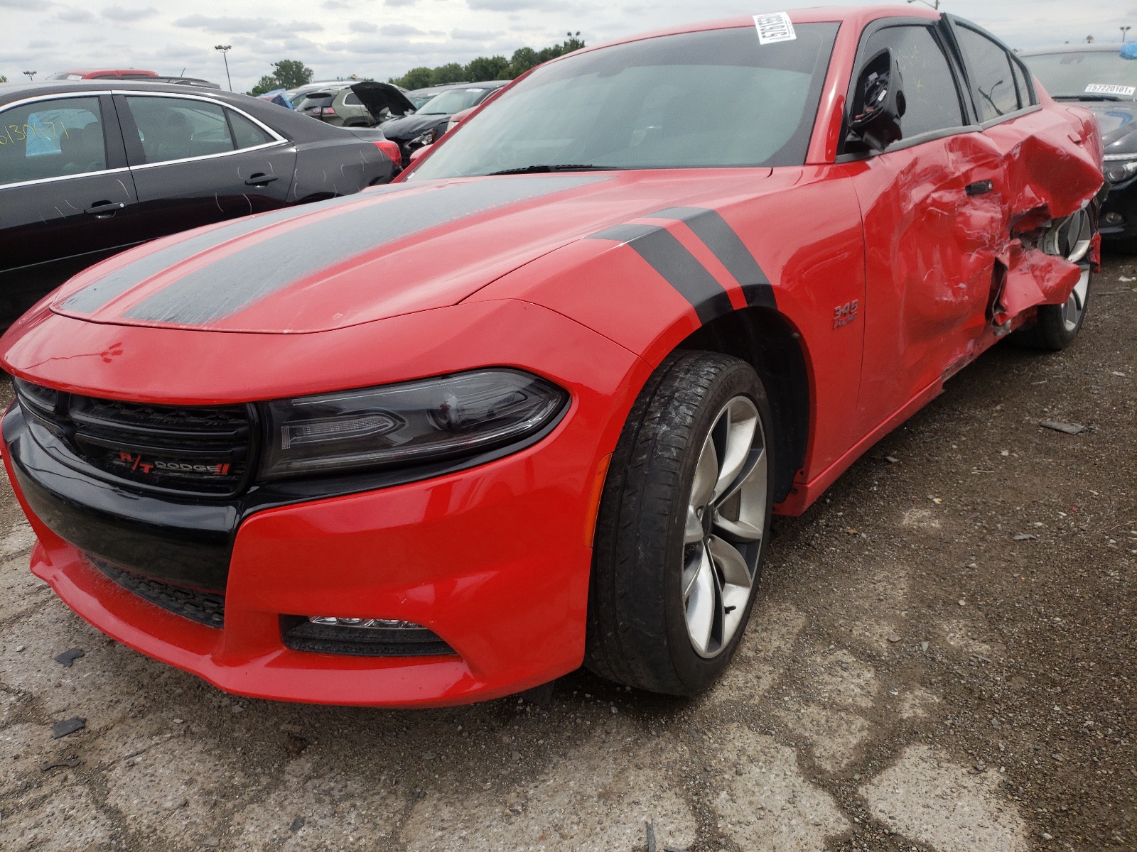 2015 Dodge Charger R/t Red vin: 2C3CDXCT1FH800945