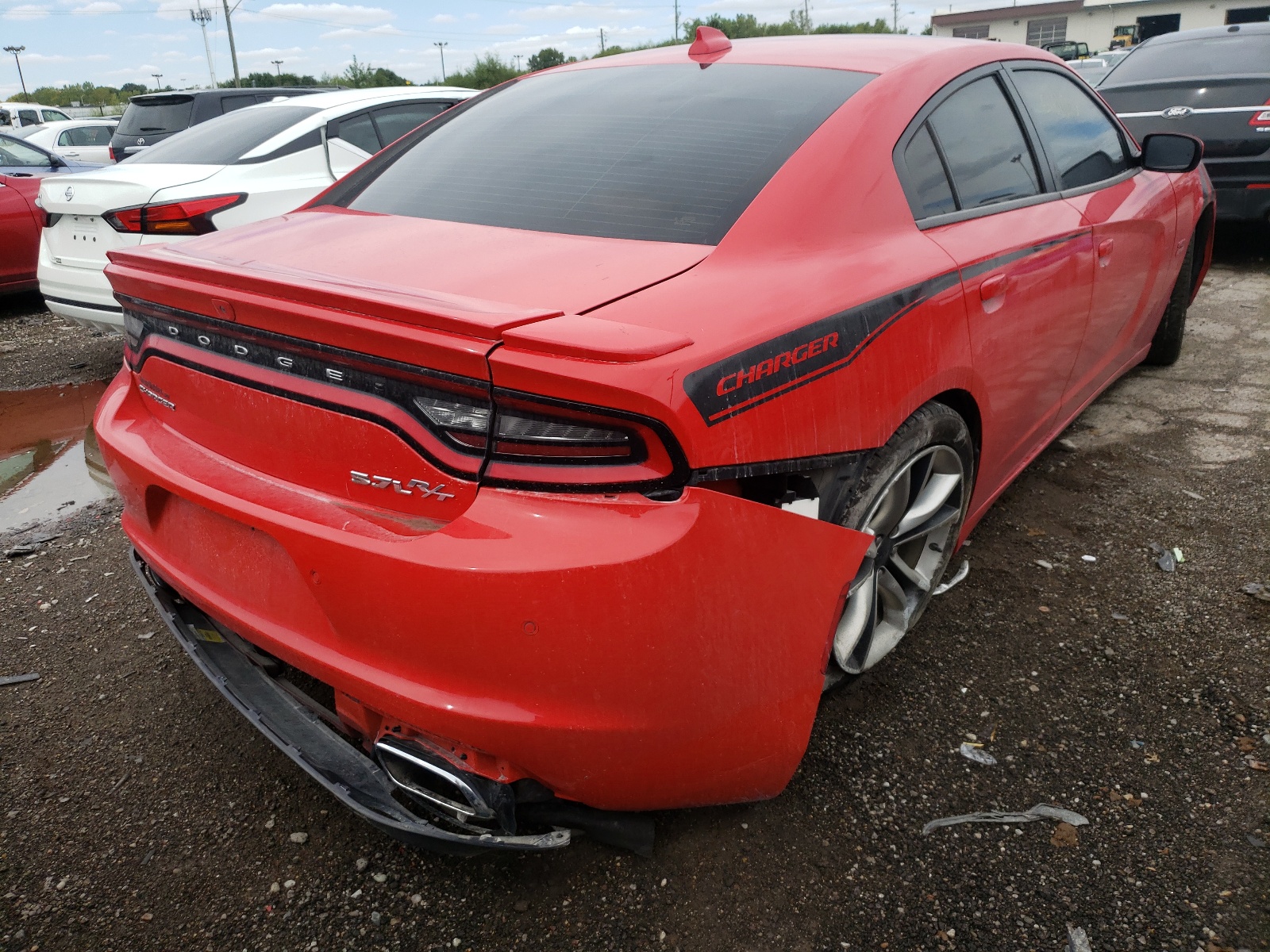 2015 Dodge Charger R/t Red vin: 2C3CDXCT1FH800945