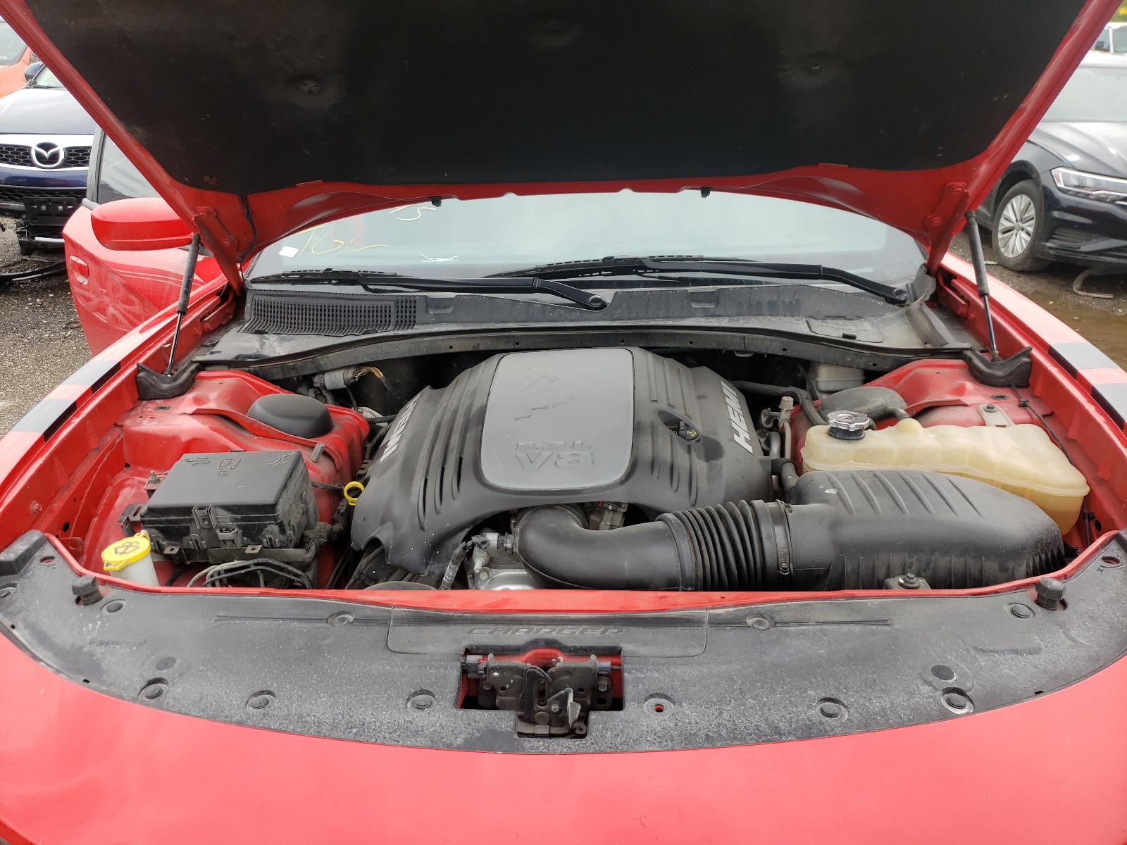 2015 Dodge Charger R/t Red vin: 2C3CDXCT1FH800945