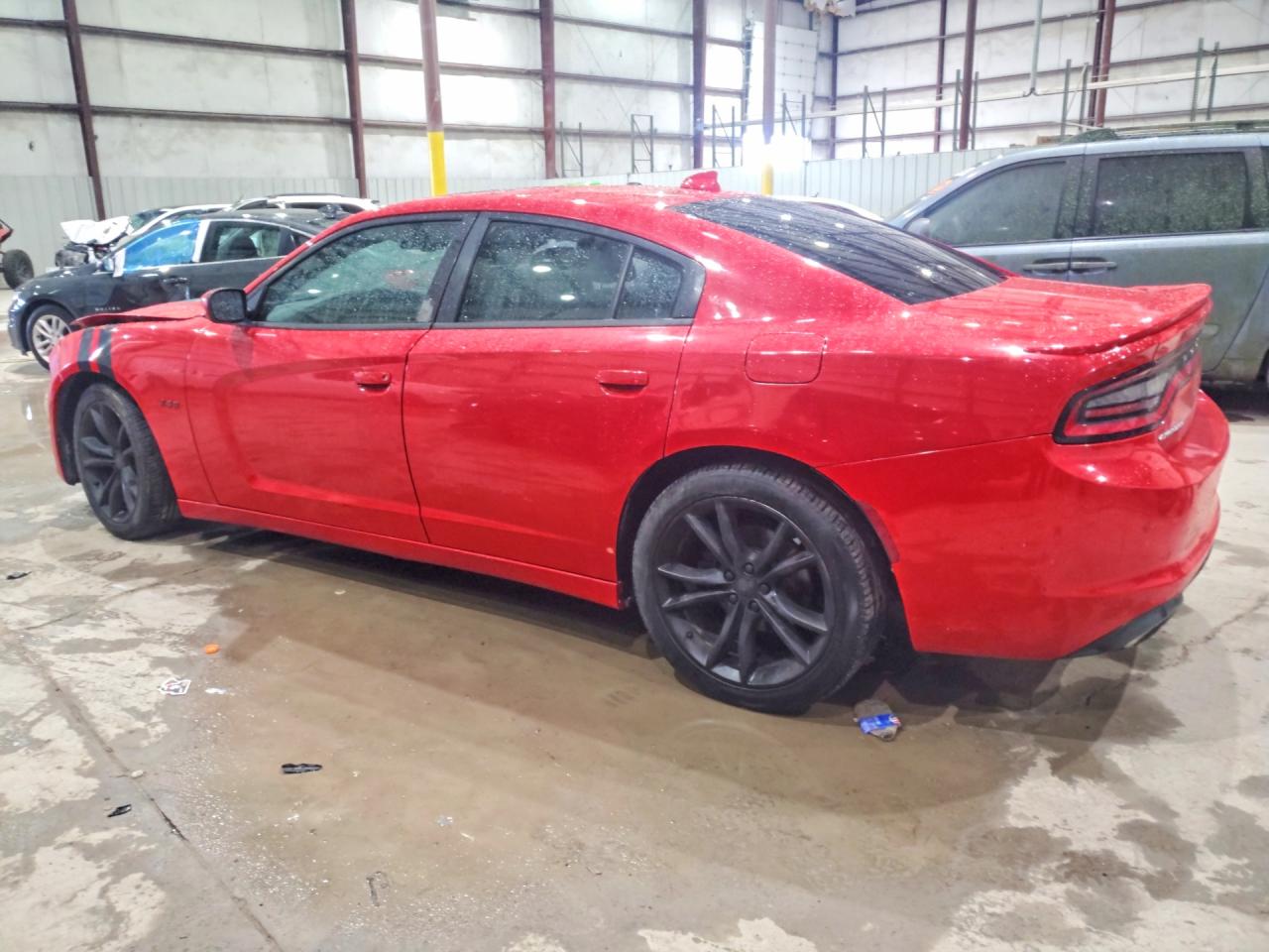 2015 Dodge Charger R Red vin: 2C3CDXCT1FH800945