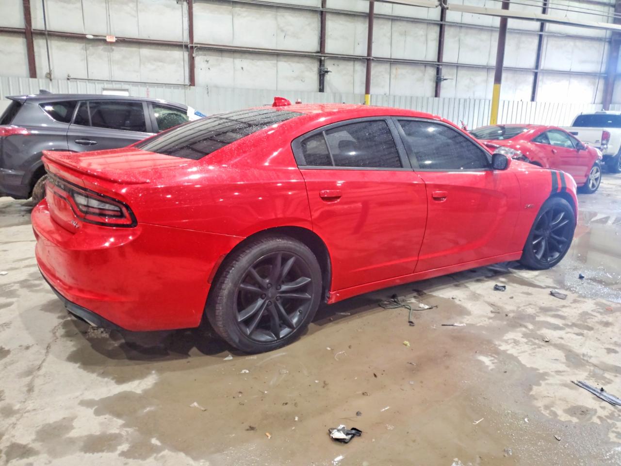 2015 Dodge Charger R Red vin: 2C3CDXCT1FH800945