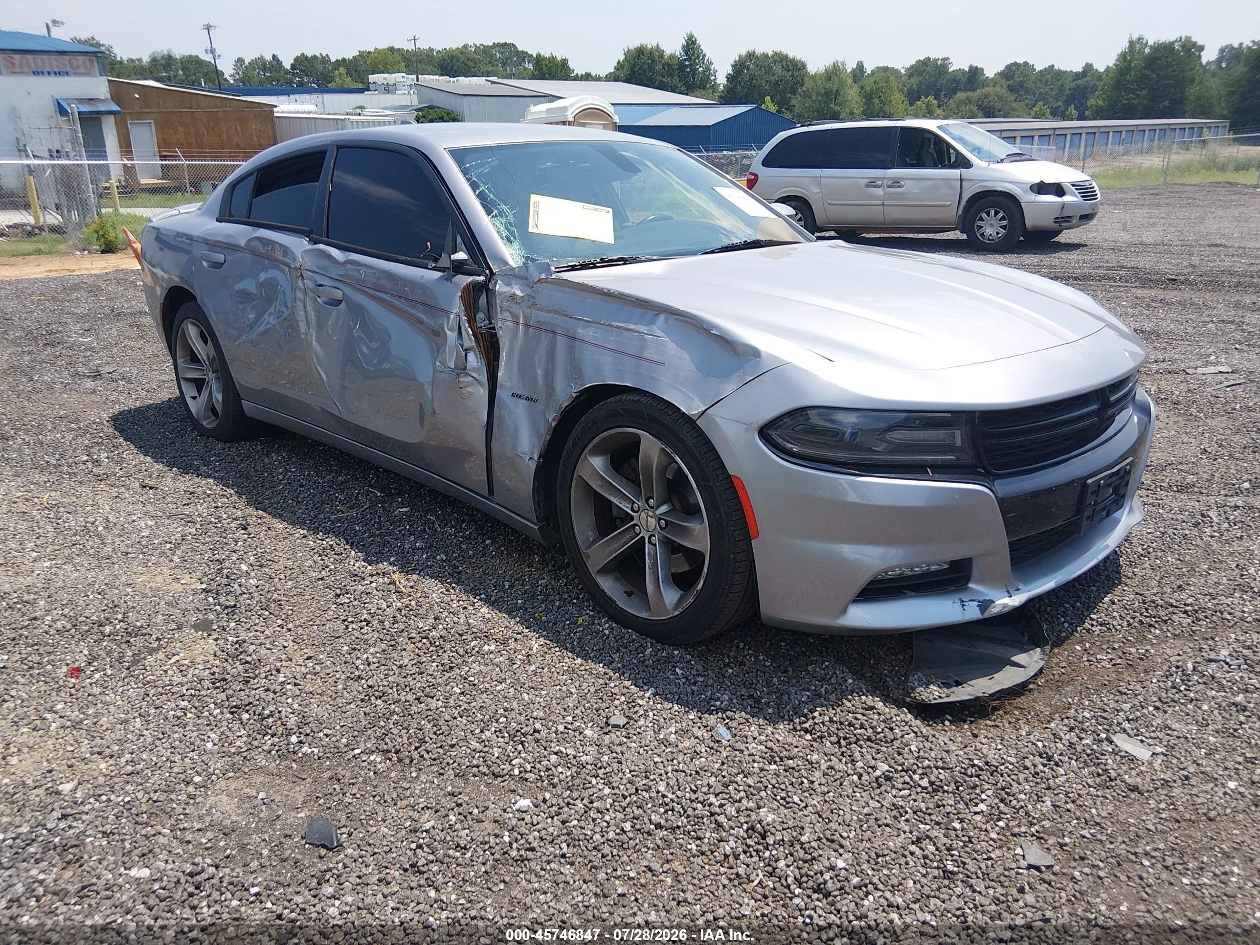 2015 Dodge Charger R/t Silver vin: 2C3CDXCT1FH906974