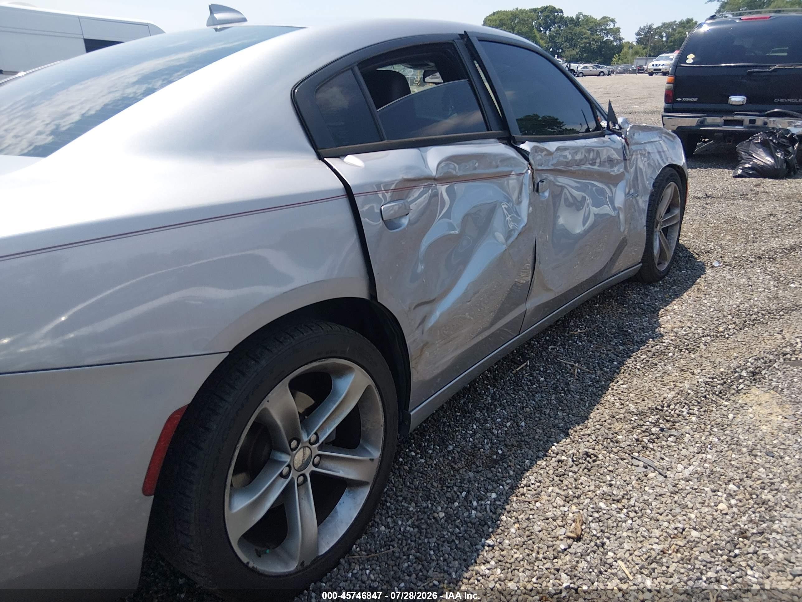 2015 Dodge Charger R/t Silver vin: 2C3CDXCT1FH906974