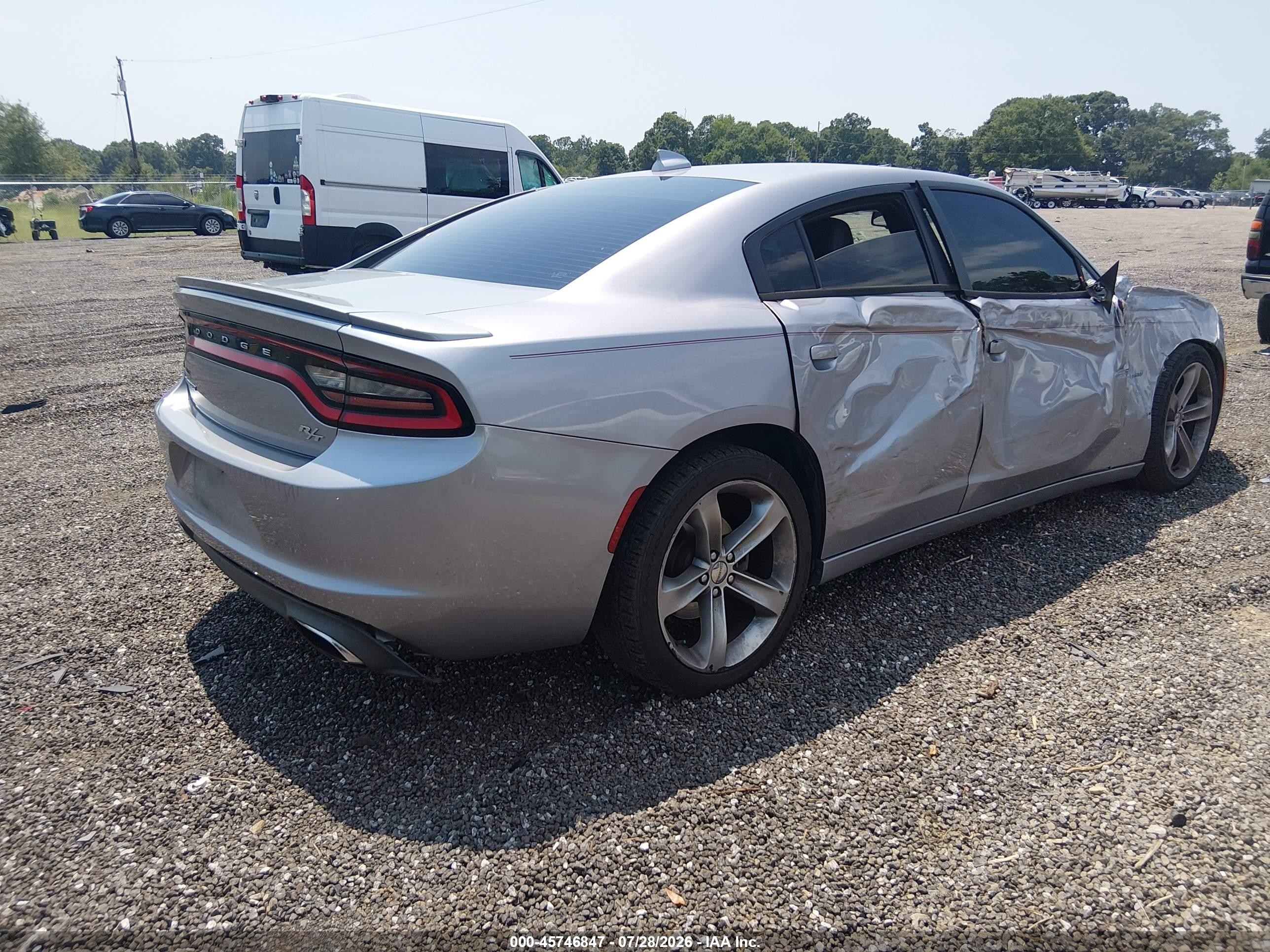 2015 Dodge Charger R/t Silver vin: 2C3CDXCT1FH906974
