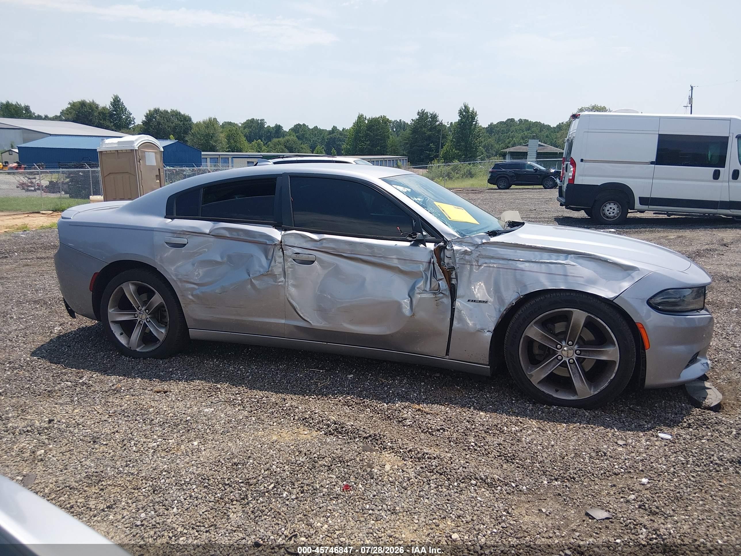 2015 Dodge Charger R/t Silver vin: 2C3CDXCT1FH906974