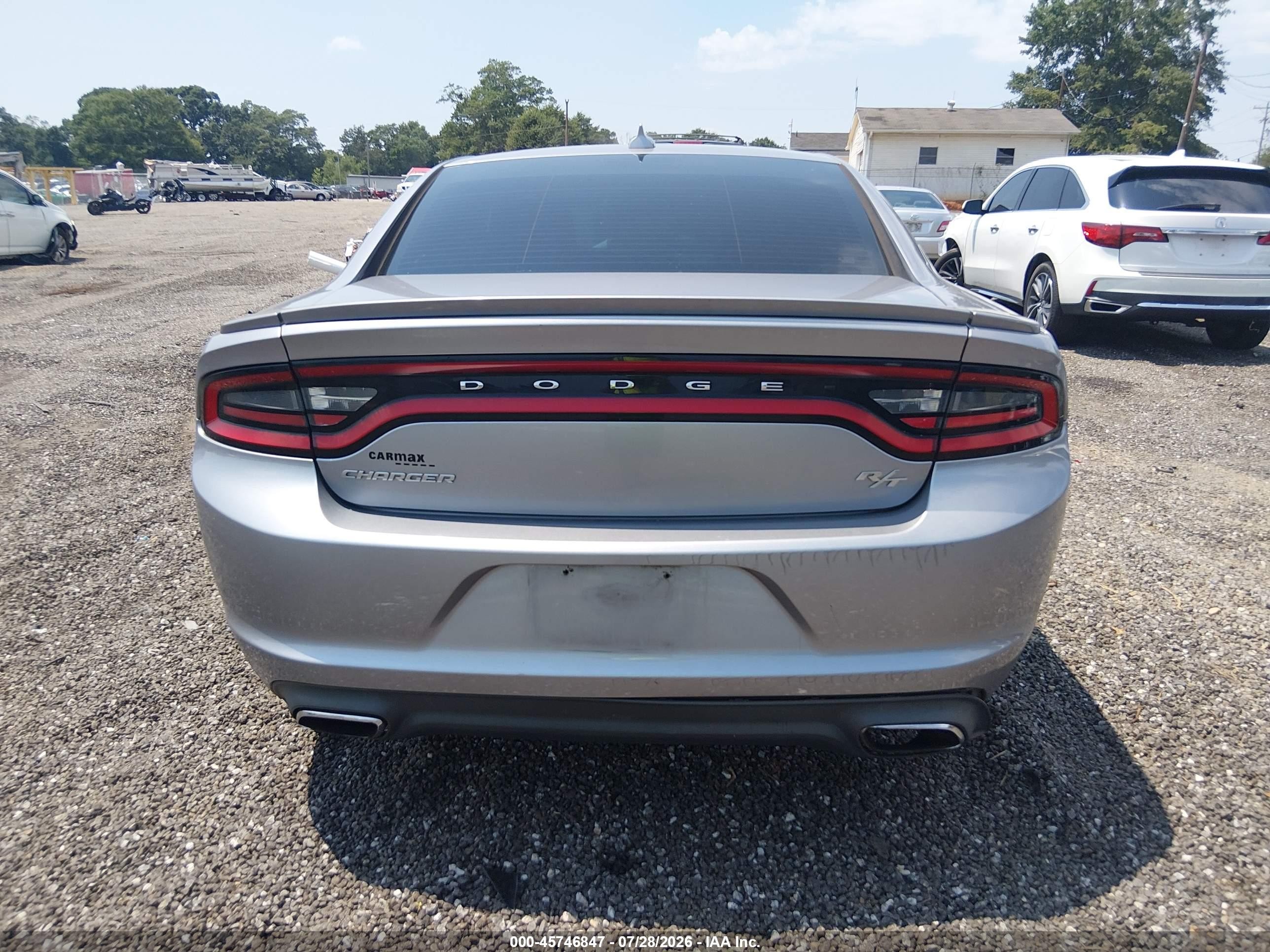 2015 Dodge Charger R/t Silver vin: 2C3CDXCT1FH906974